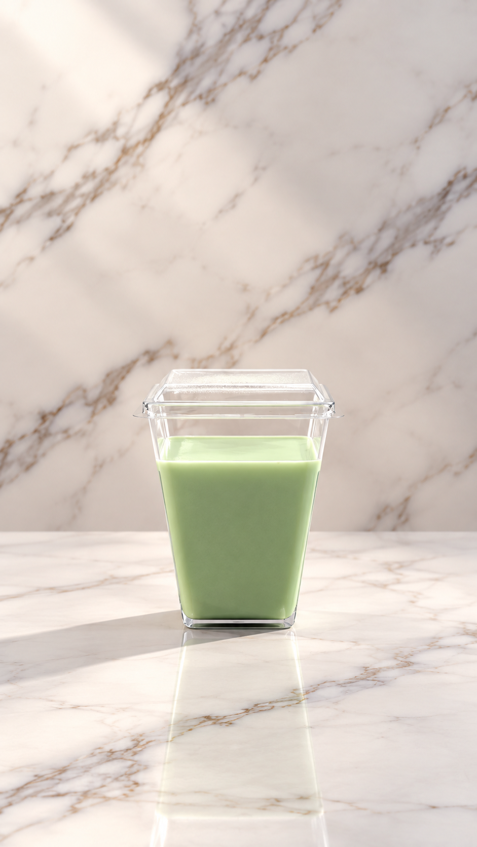 Pandan Coconut Panna Cotta