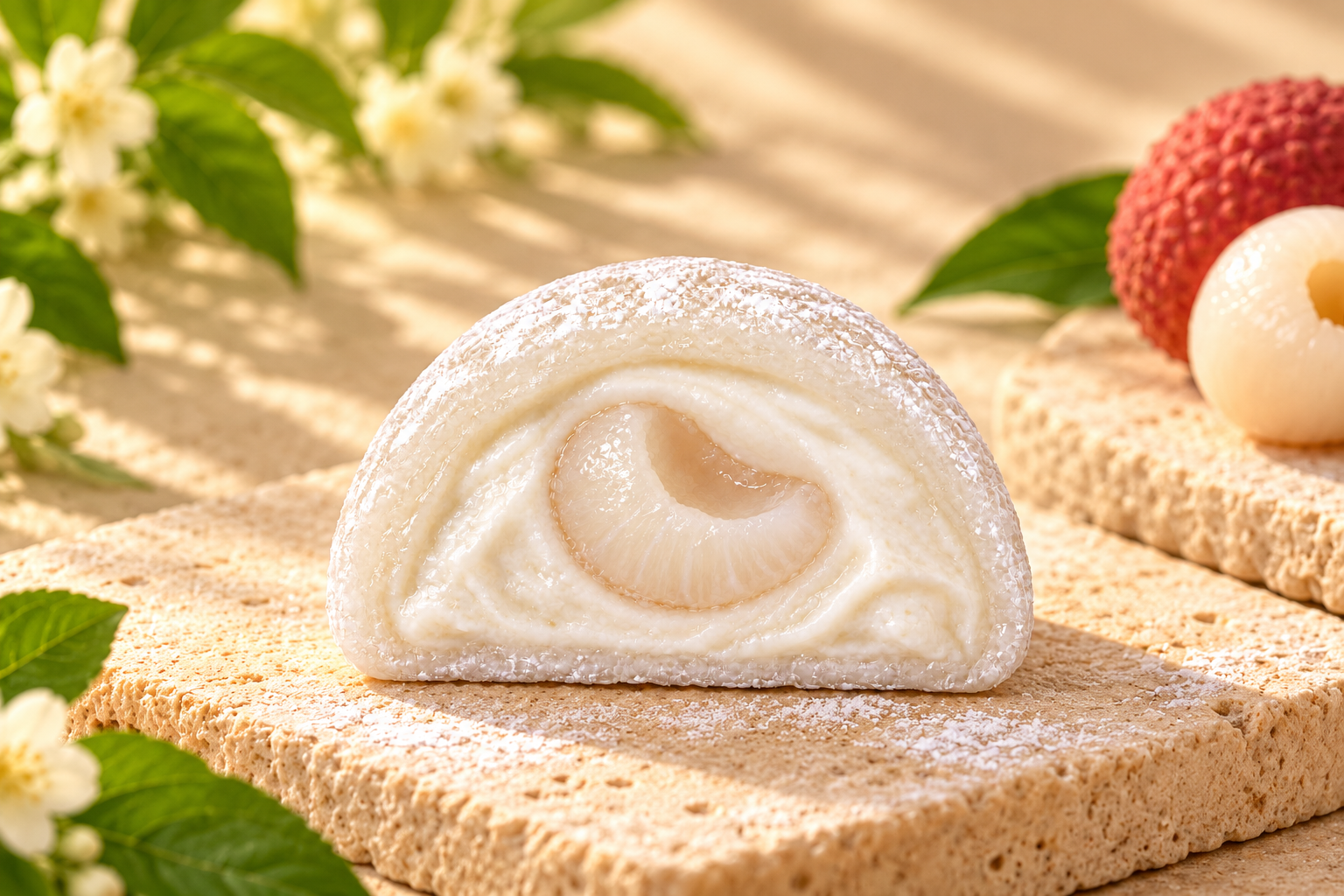 Lychee Mochi on Travertine Stone.png