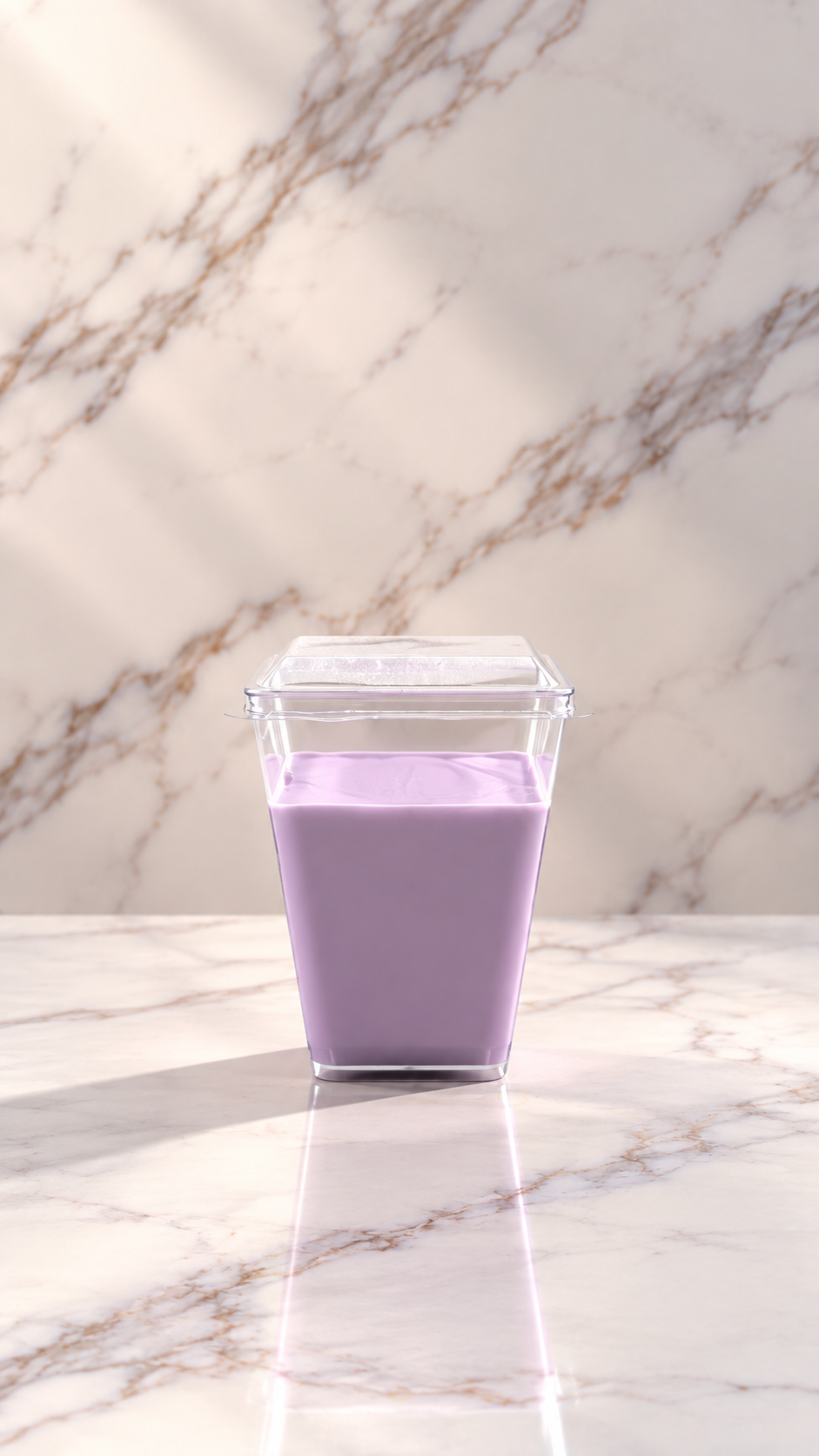 Taro-Ube Panna Cotta