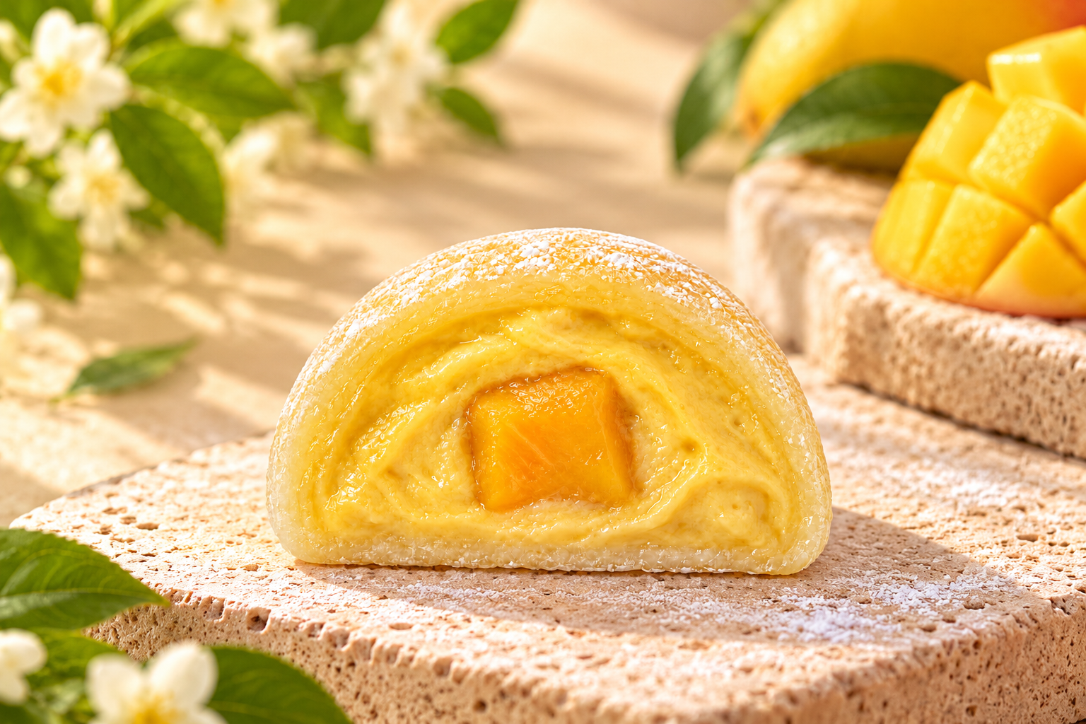 Mango Cream Mochi on Stone Slab.png