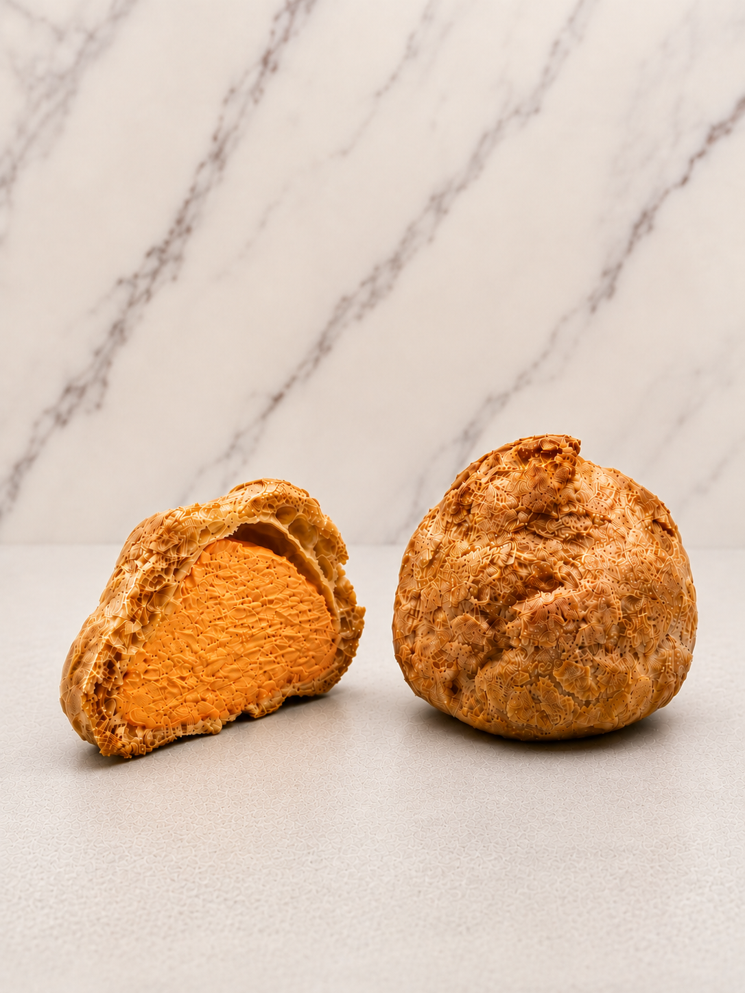Thai Tea Cream Puff (2 Pieces in a Box)