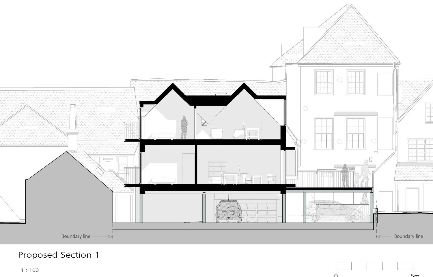Residential redevelopment in Newbury, Berkshire, creating six apartments through the sensitive regeneration of a brownfield site in a conservation area - Edge Architecture