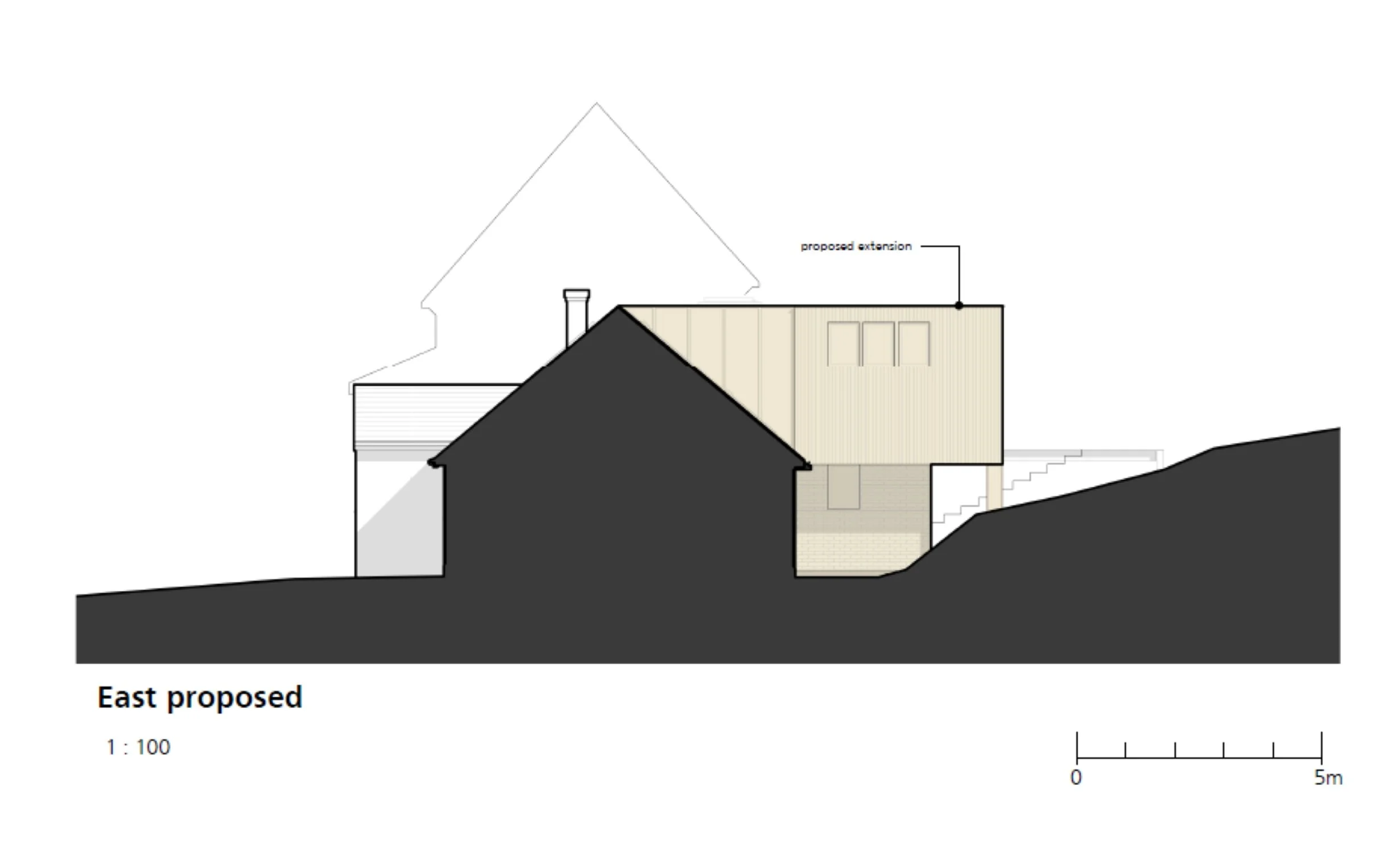Bungalow-to-house conversion in Adderbury, Oxfordshire, transforming a property within a conservation area through contemporary remodelling and upside-down living design- Edge Architecture
