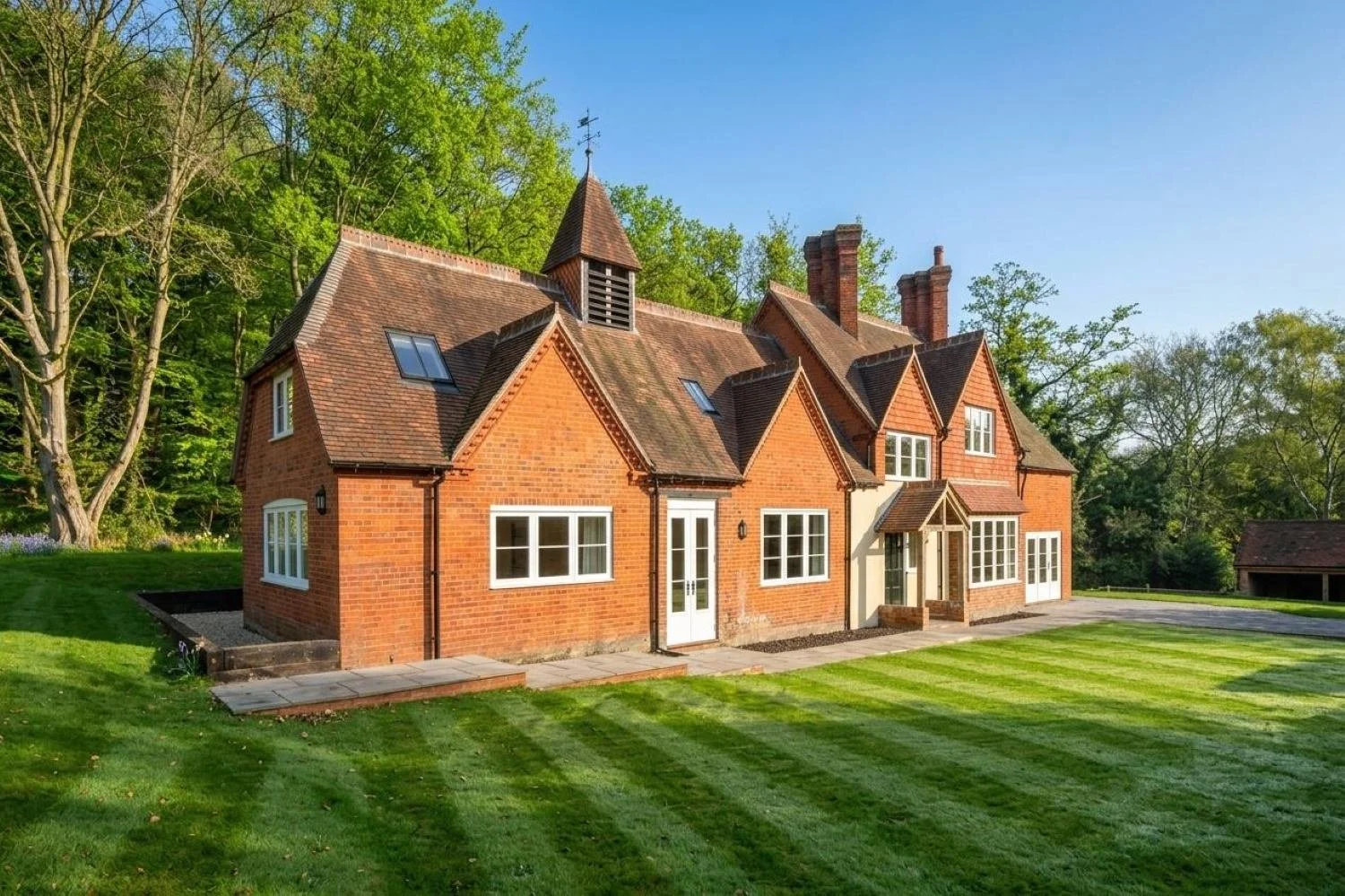 Sensitive renovation and reunification of two historic country estate dwellings, Hampshire - Edge Architecture