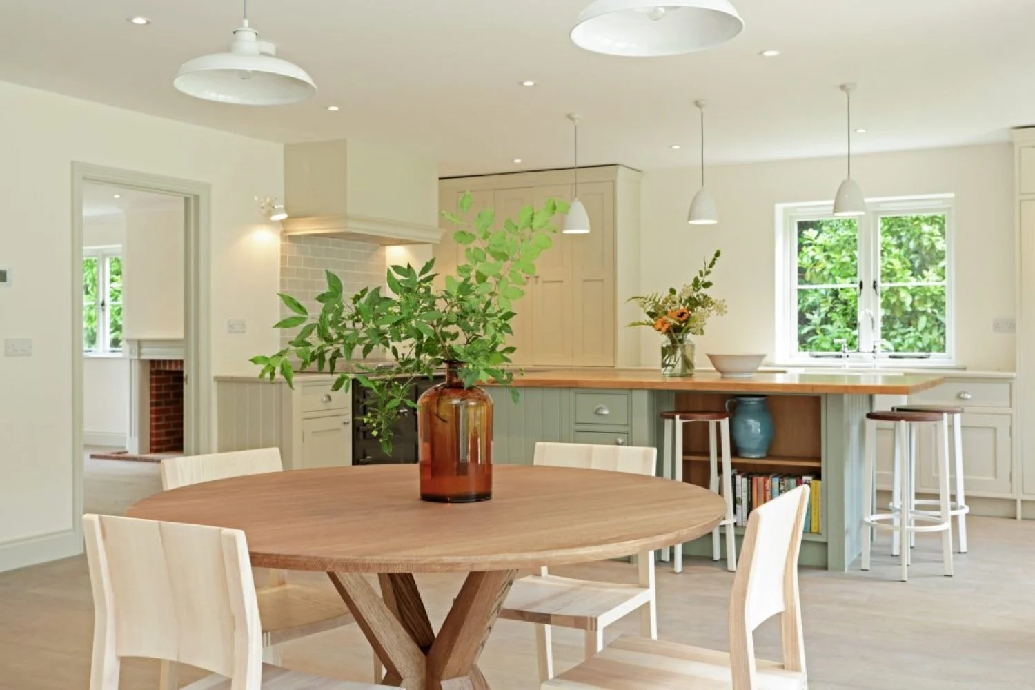 Traditional-style replacement dwelling in the countryside near Inkpen and Hungerford, Berkshire, designed as a timeless country home with elegant architecture and modern family living - Edge Architecture