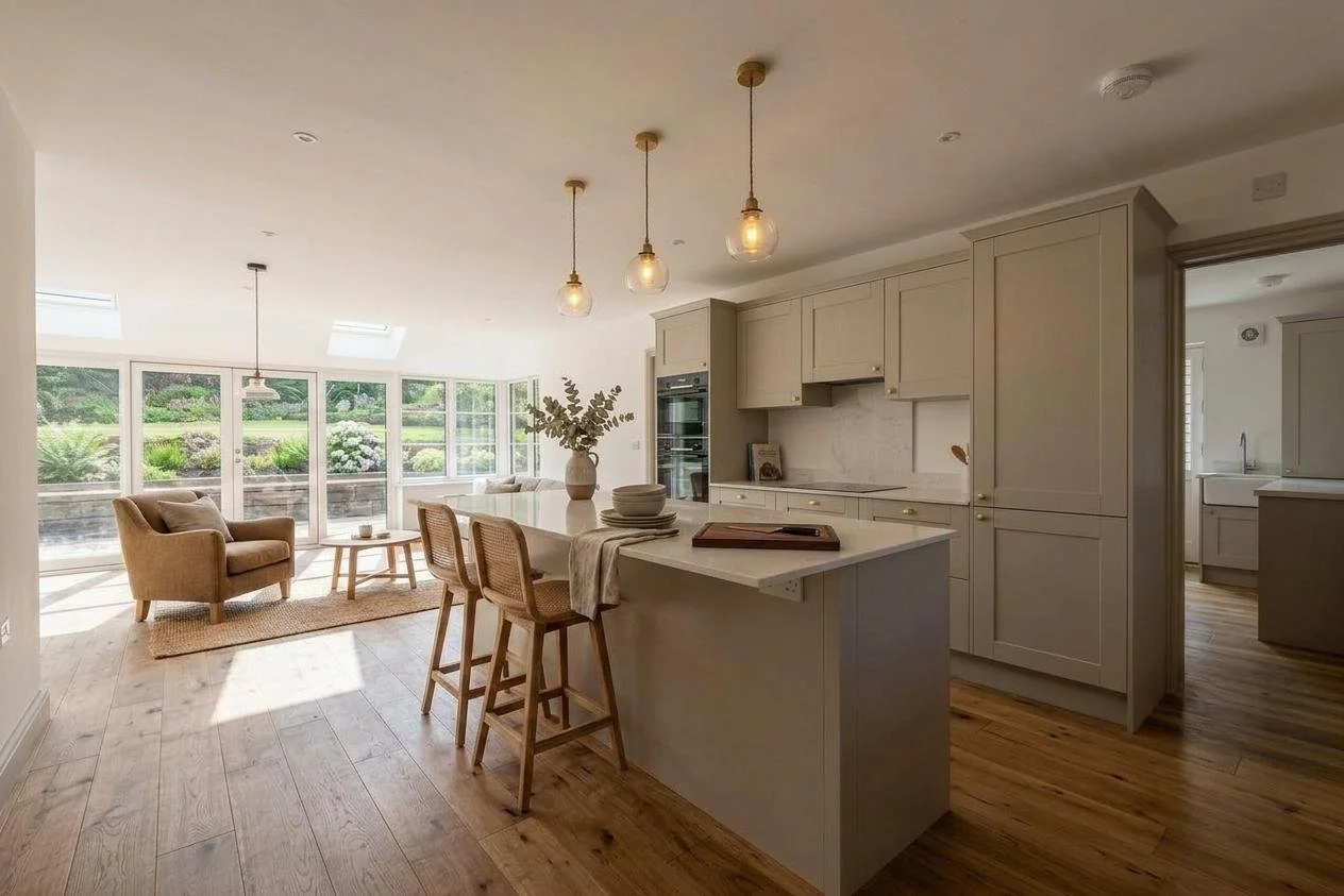High-quality residential development at Newtown, Hampshire, delivering exceptional new homes in a semi-rural setting through sensitive design, planning expertise and housing delivery by EDGE Architecture.