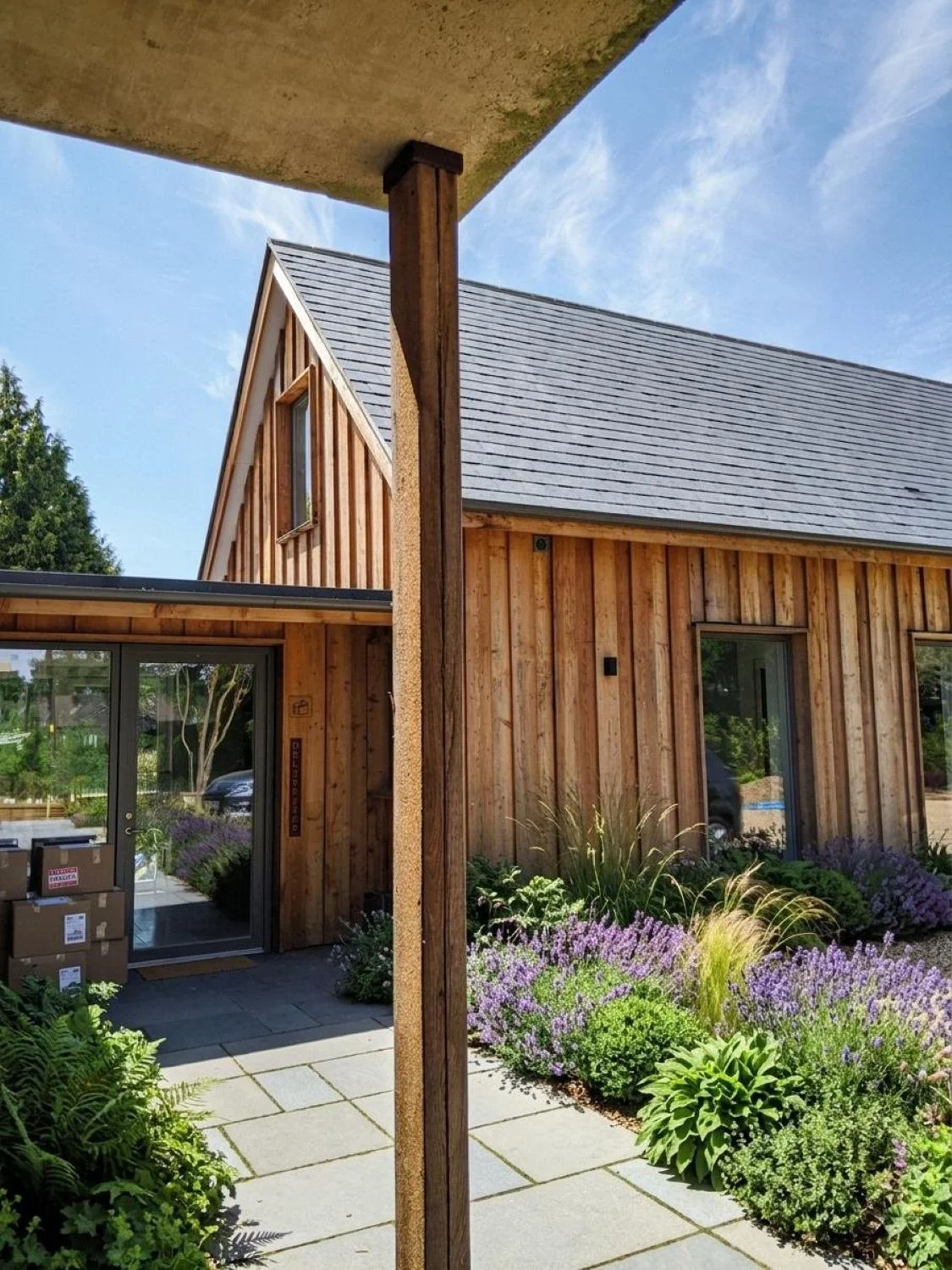 Contemporary replacement dwelling in Highclere, Hampshire, carefully integrated into the countryside through sustainable design and rural planning expertise - Edge Architecture