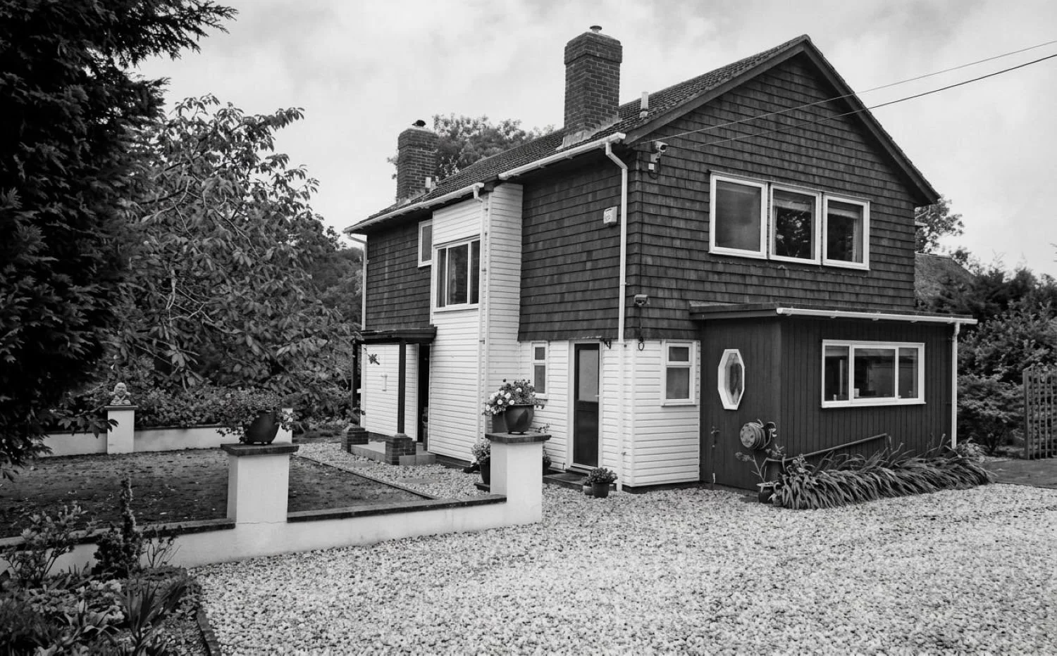 Two-storey extension to a family home in Woolton Hill, Hampshire, featuring timber-frame construction, timber cladding and contemporary architectural design- Edge Architecture