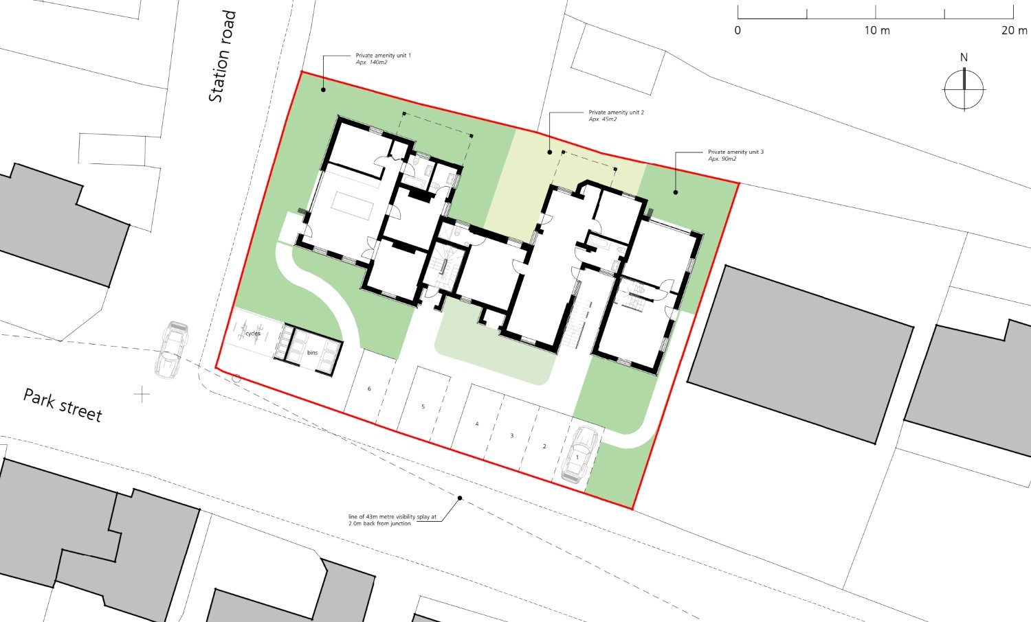 Converted Victorian police station in Hungerford, Berkshire, transformed into four high-quality homes within the conservation area, retaining historic architectural features through sensitive heritage-led design by EDGE Architecture.