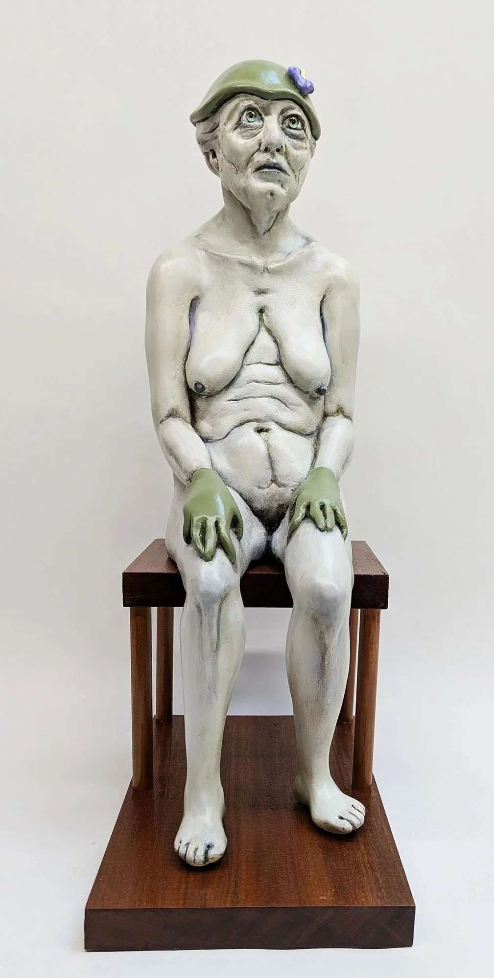 sculpture figurative waiting