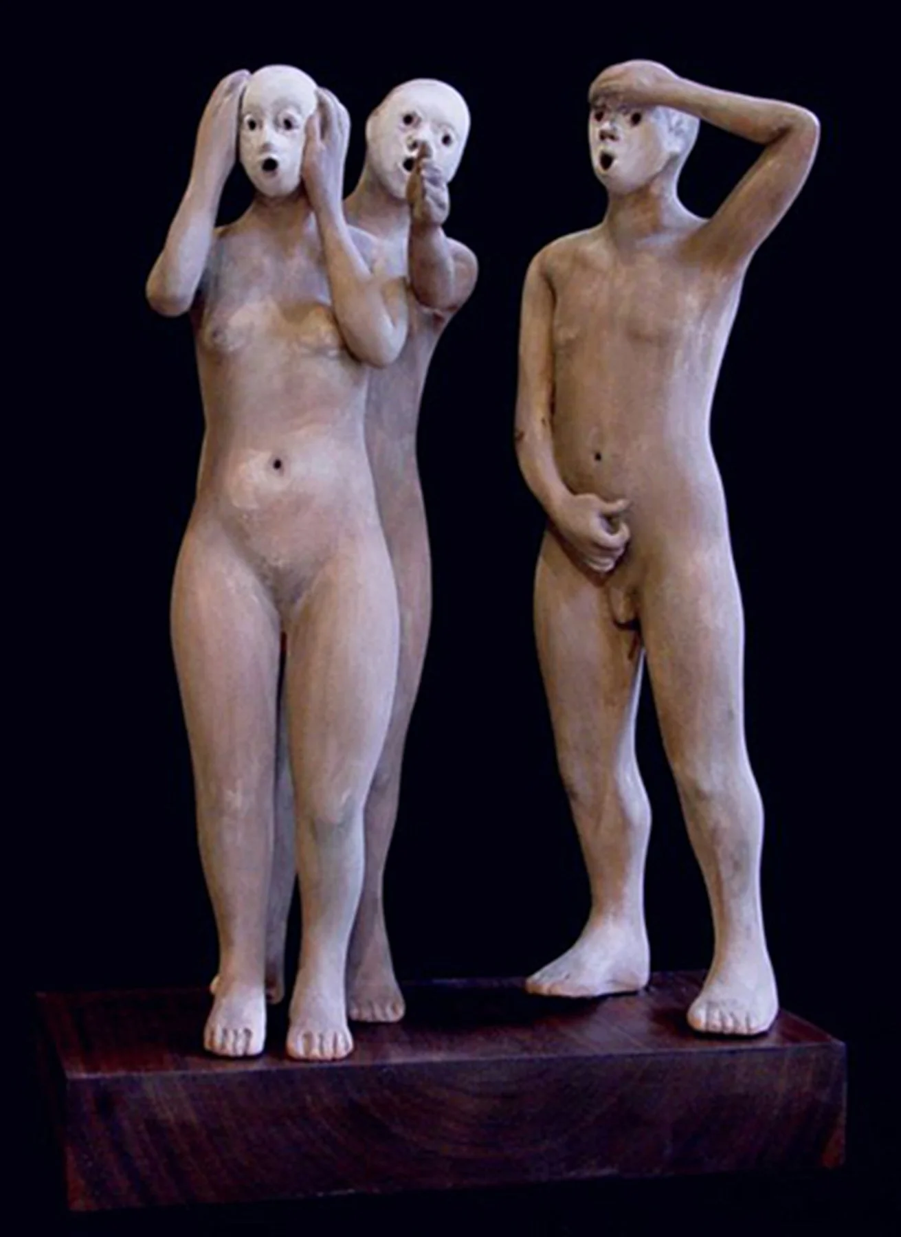 narrative ceramic sculpture