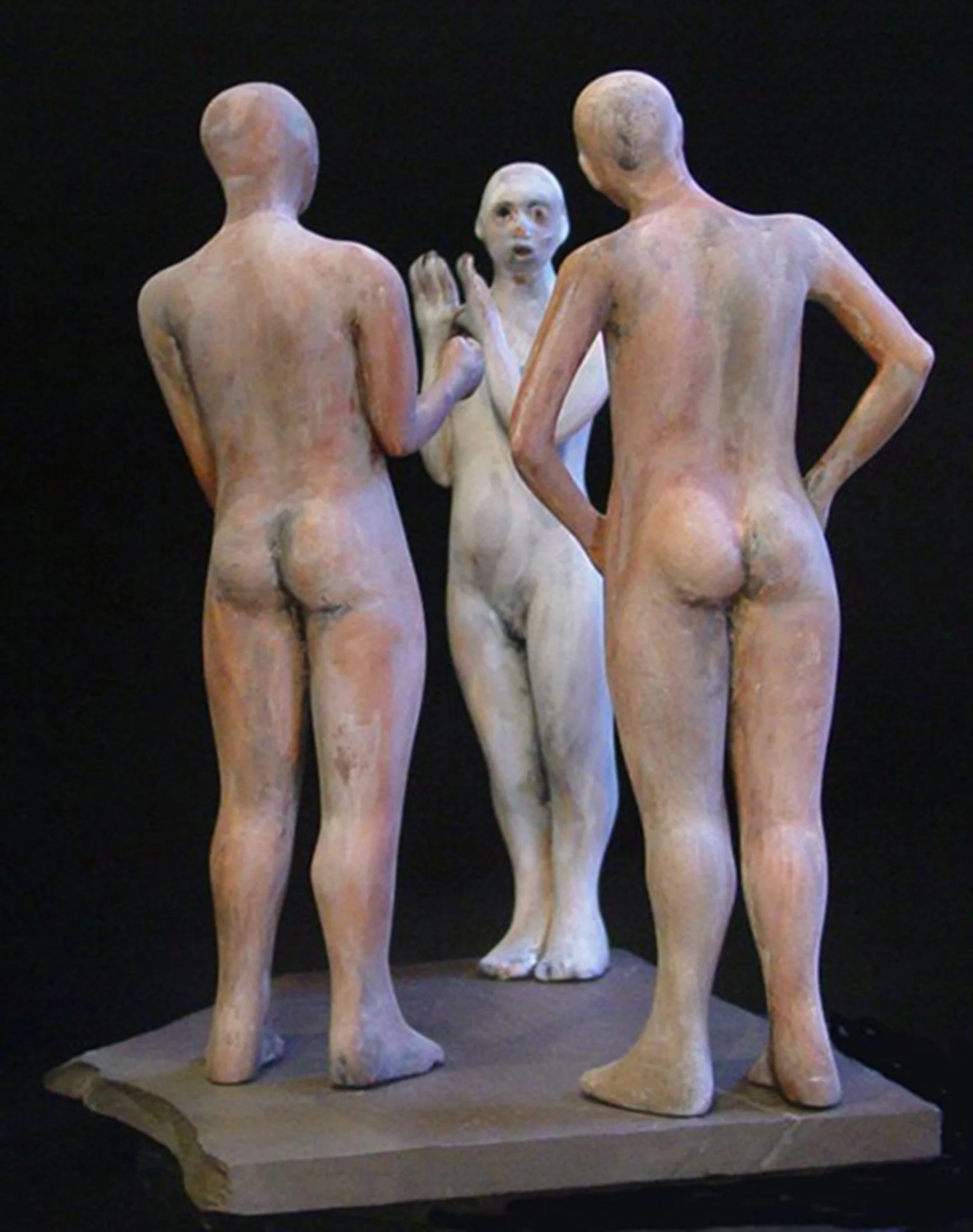 narrative ceramic sculpture