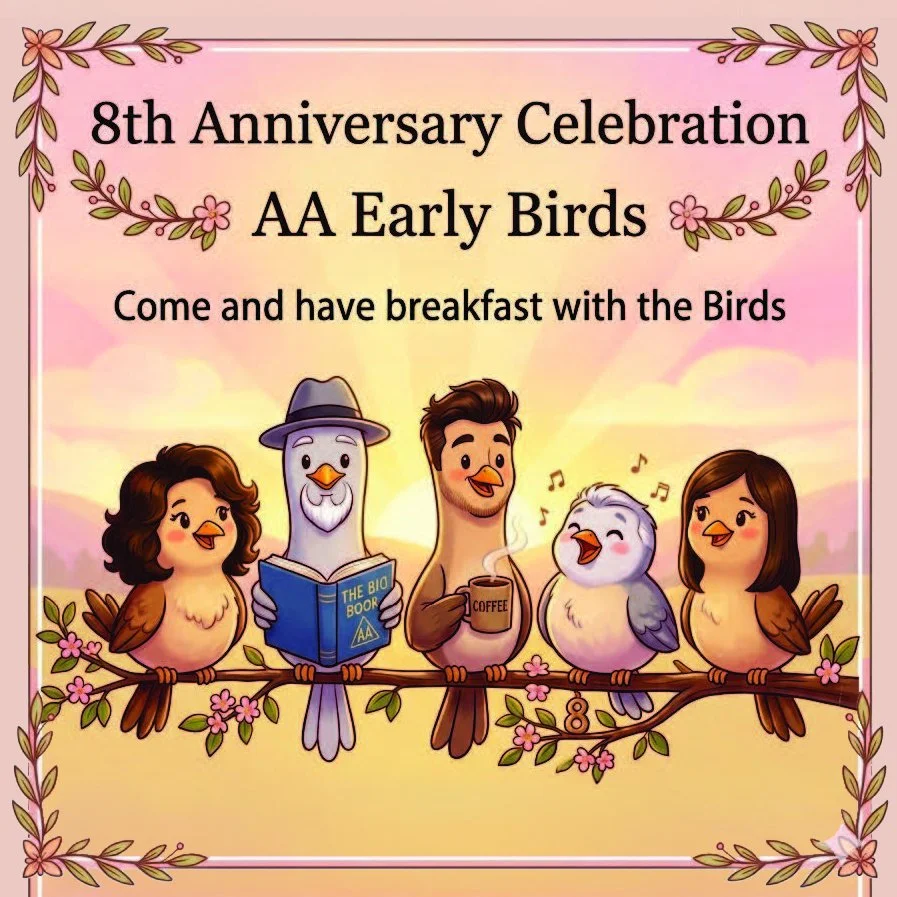 AA Early Birds 8th Anniversary Celebration
