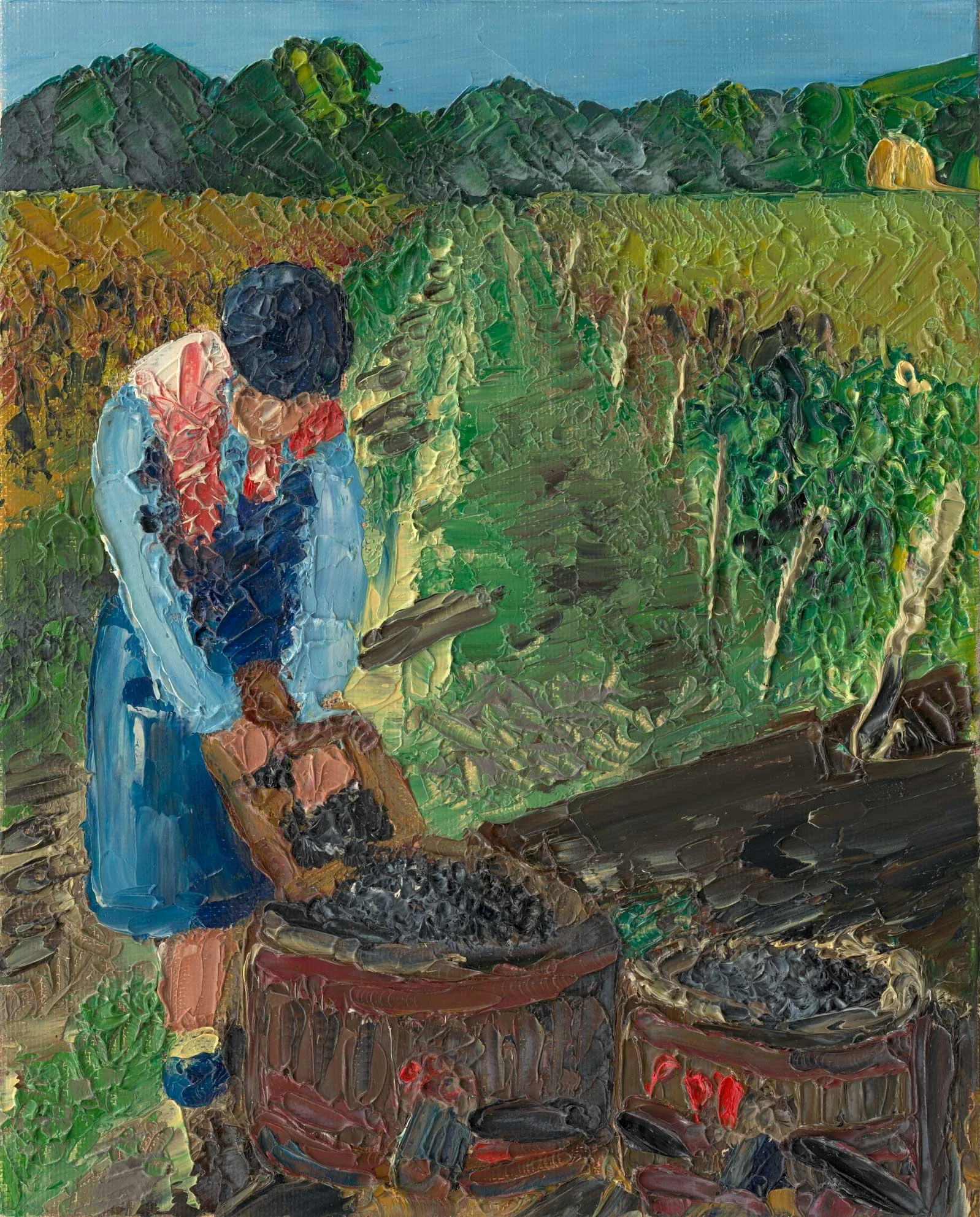 Gathering Grapes