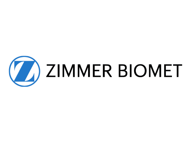Logo with a blue circle containing a stylized letter 'Z' and the text 'ZIMMER BIOME' beside it.