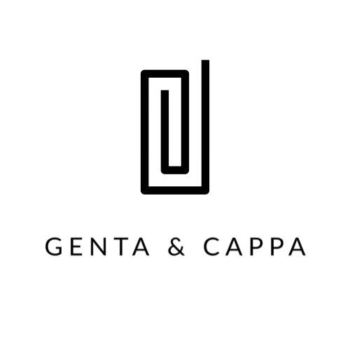 Logo di Genta & Cappa con nome scritto sotto