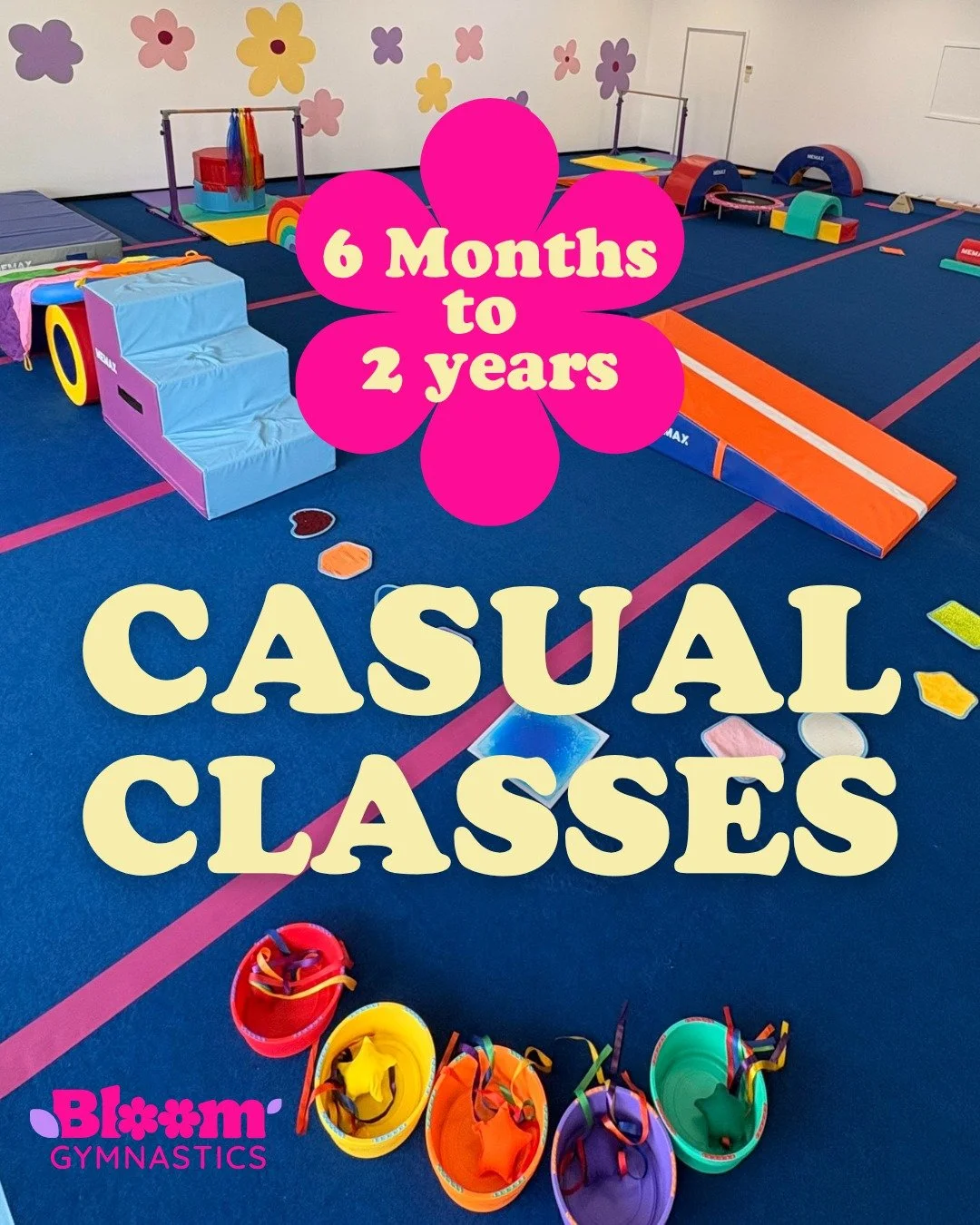 We know life with a little one doesn&rsquo;t always go to plan! Nap times, appointments, and everything in between can make committing to the same class every week tricky.
That&rsquo;s why we&rsquo;ve introduced Casual Classes for our youngest gymnas