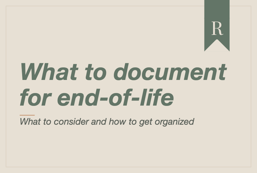What Everyone Should Document