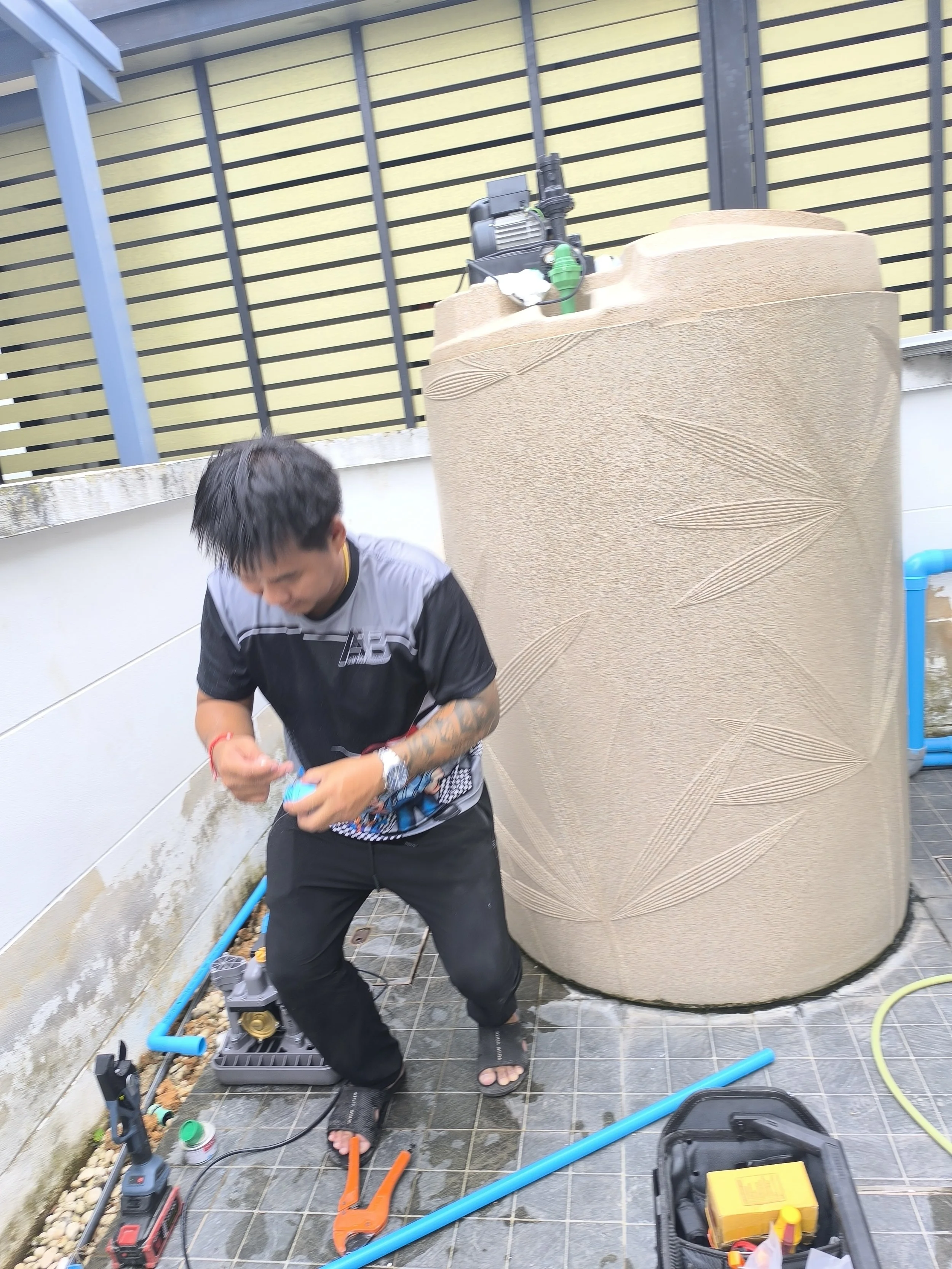 ติดตั้งปั้มน้ำ