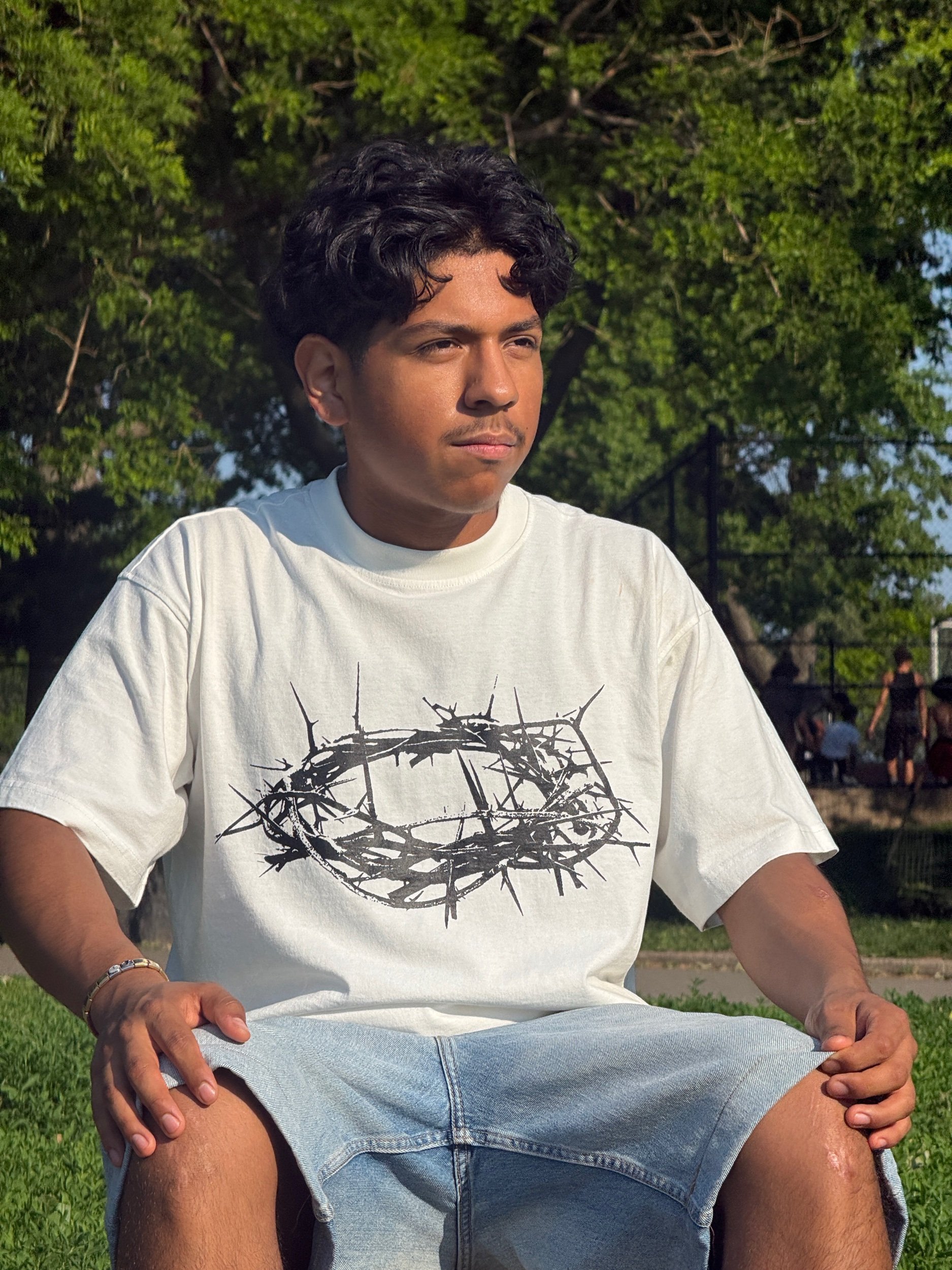 Crown of Thorns White T-Shirt