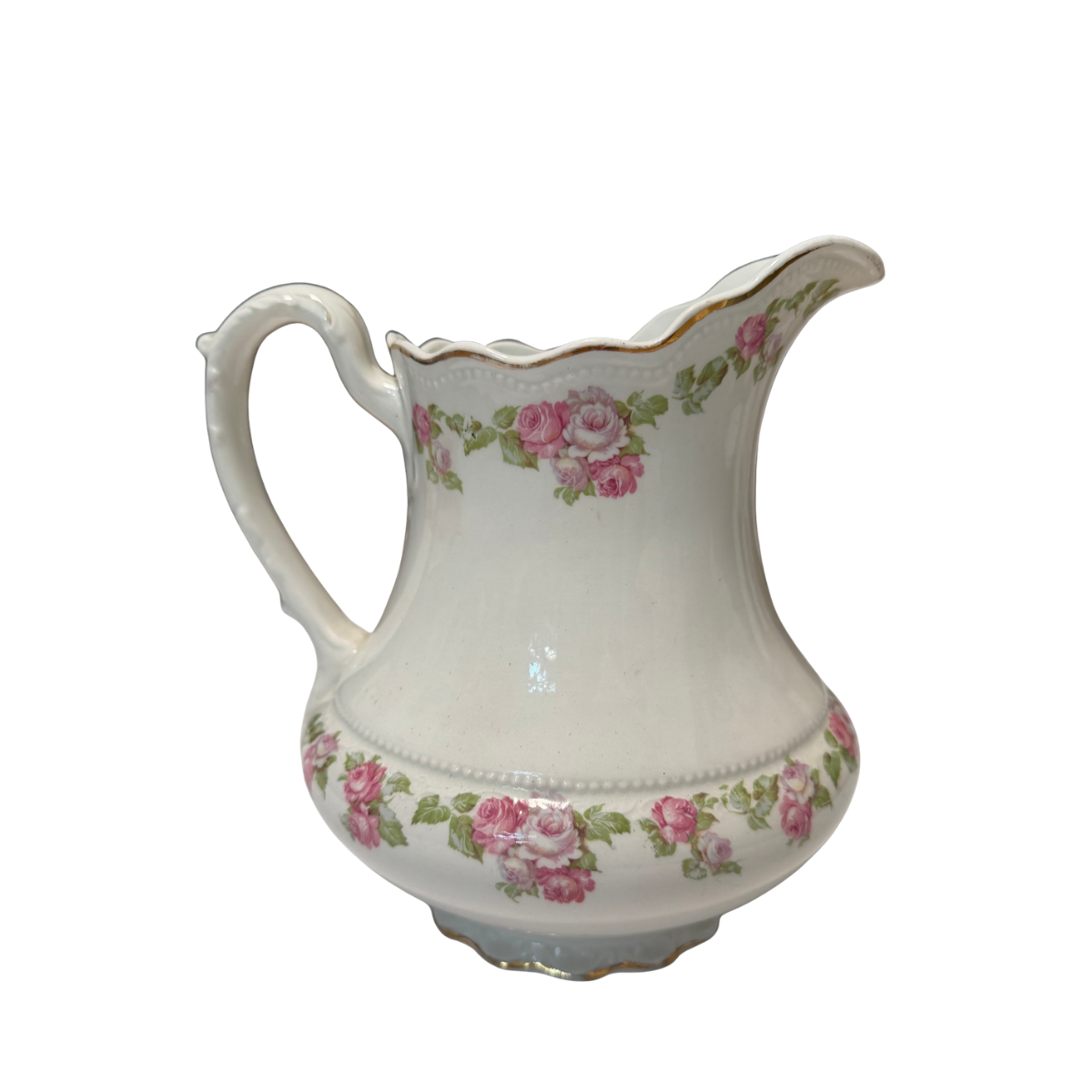 Vintage Floral Pitcher
