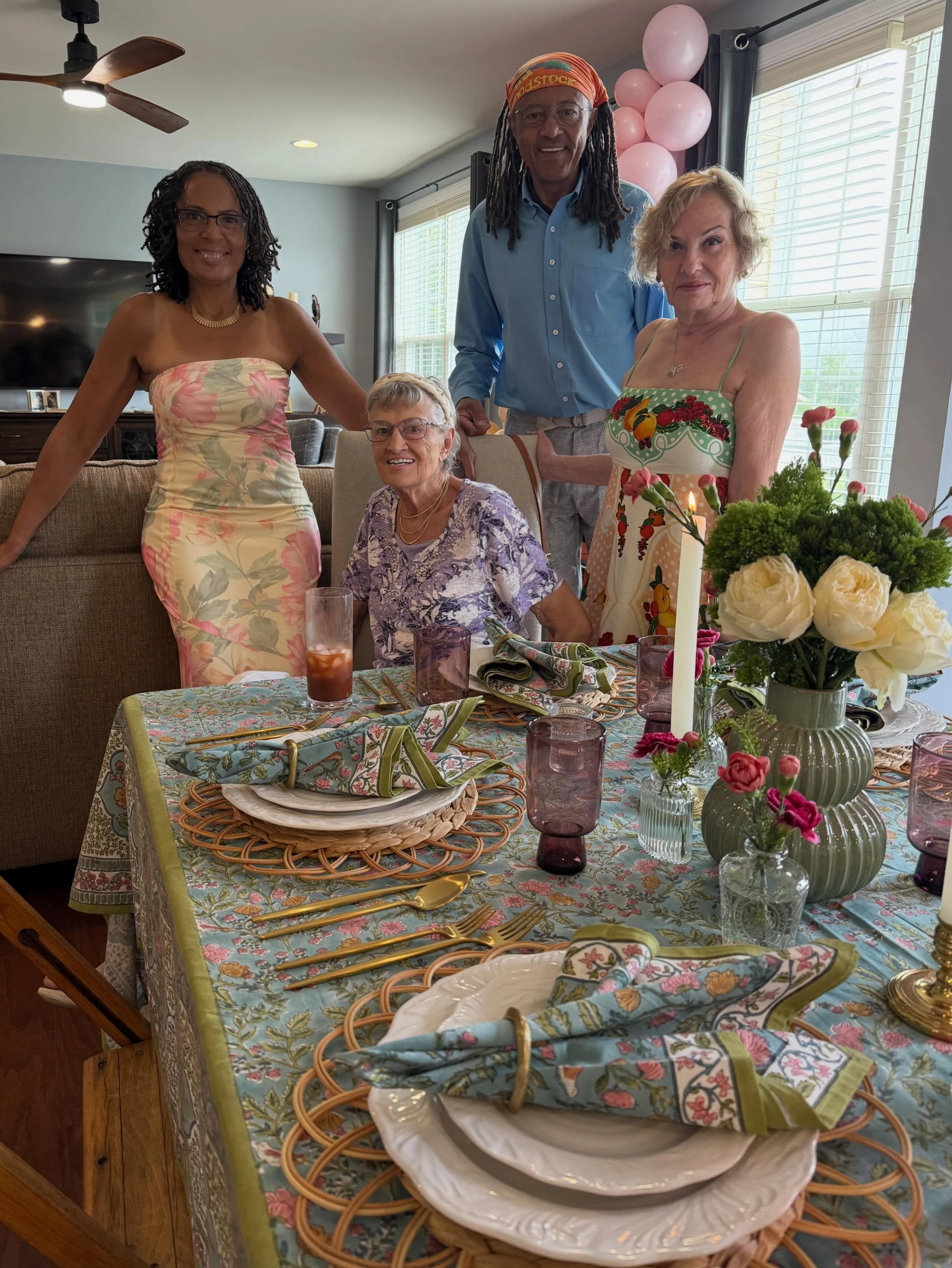 A wonderful 90th birthday celebration this morning 🌹

Thank you to our lovely first customers for trusting The Table Edit with such a special gathering. It was an honor to be part of your celebration!