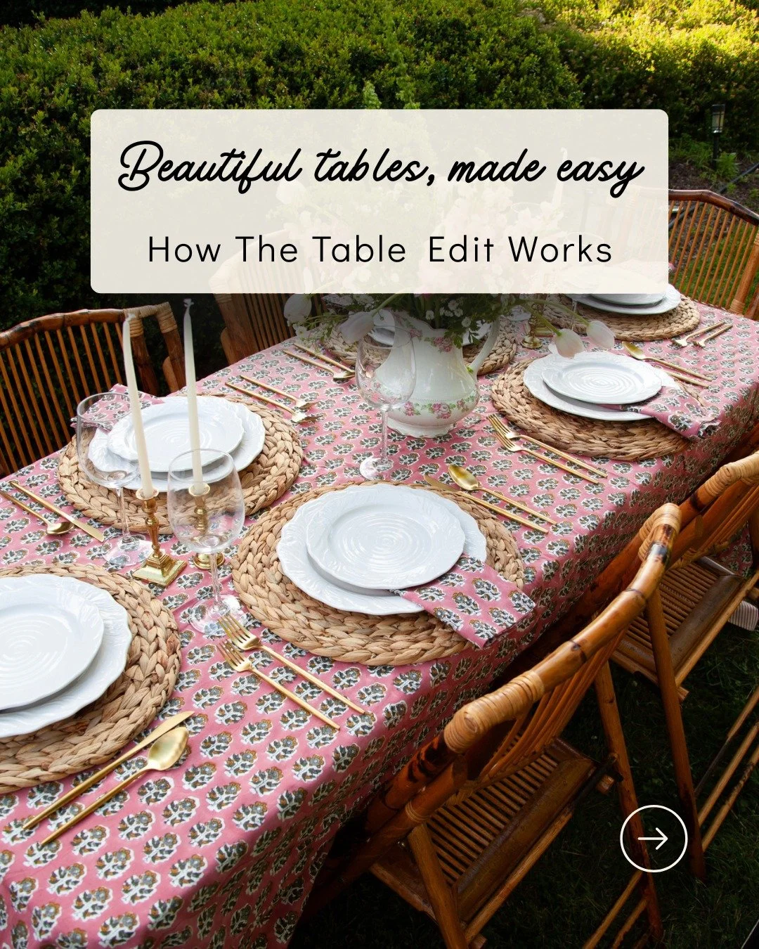 My parents are still a little confused about what a &ldquo;tablescape&rdquo; is.

&ldquo;So&hellip; table decorating?&rdquo; 😂

Honestly, yes. But make it easier.

Picture this: you&rsquo;re hosting a fancy dinner party. You&rsquo;ve planned a beaut