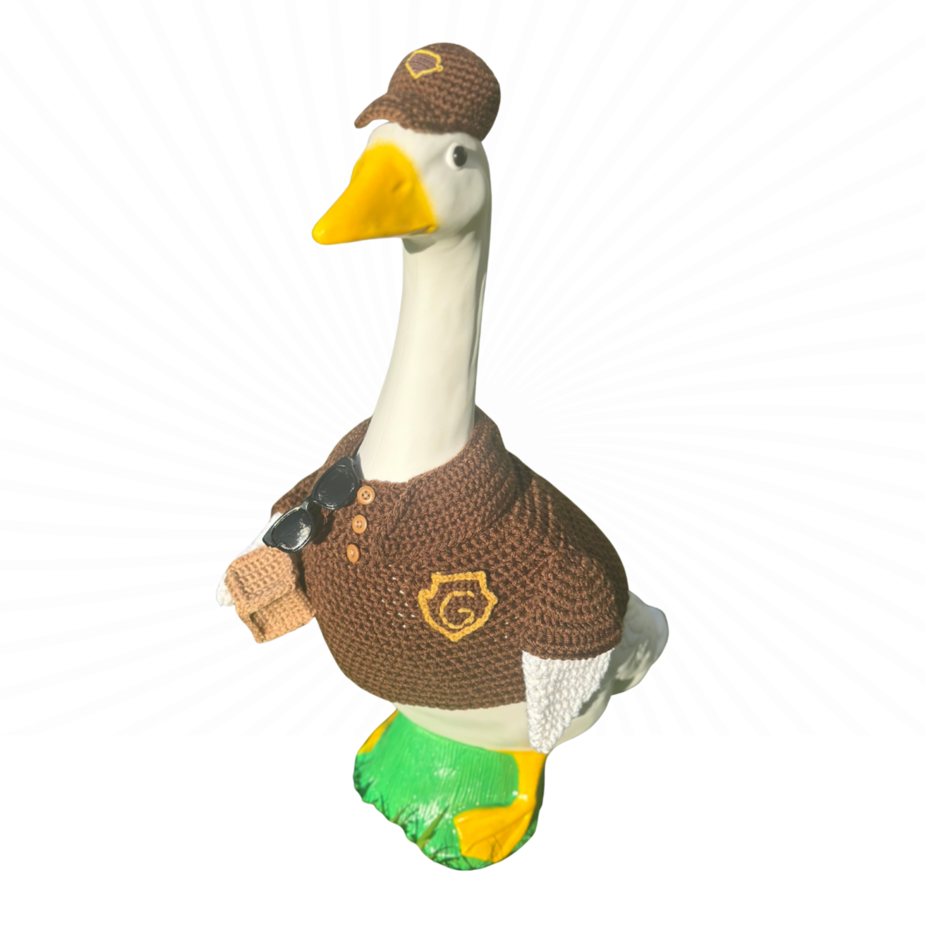 UPS Porch Goose Crochet Outfit