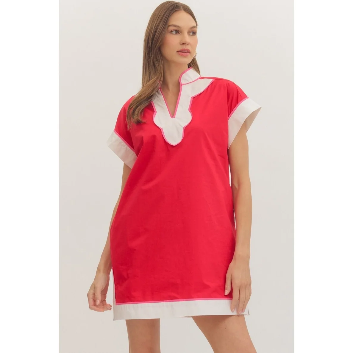 Rachel Red Mini Dress