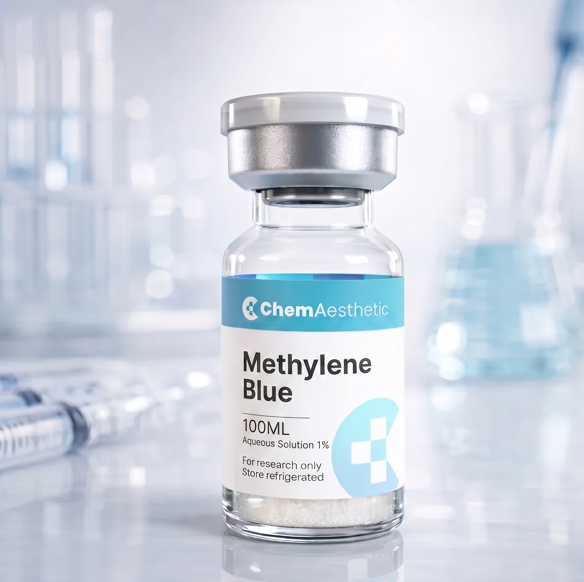 Methylene Blue 100ml 1% Aqueous Solution (Research Grade)