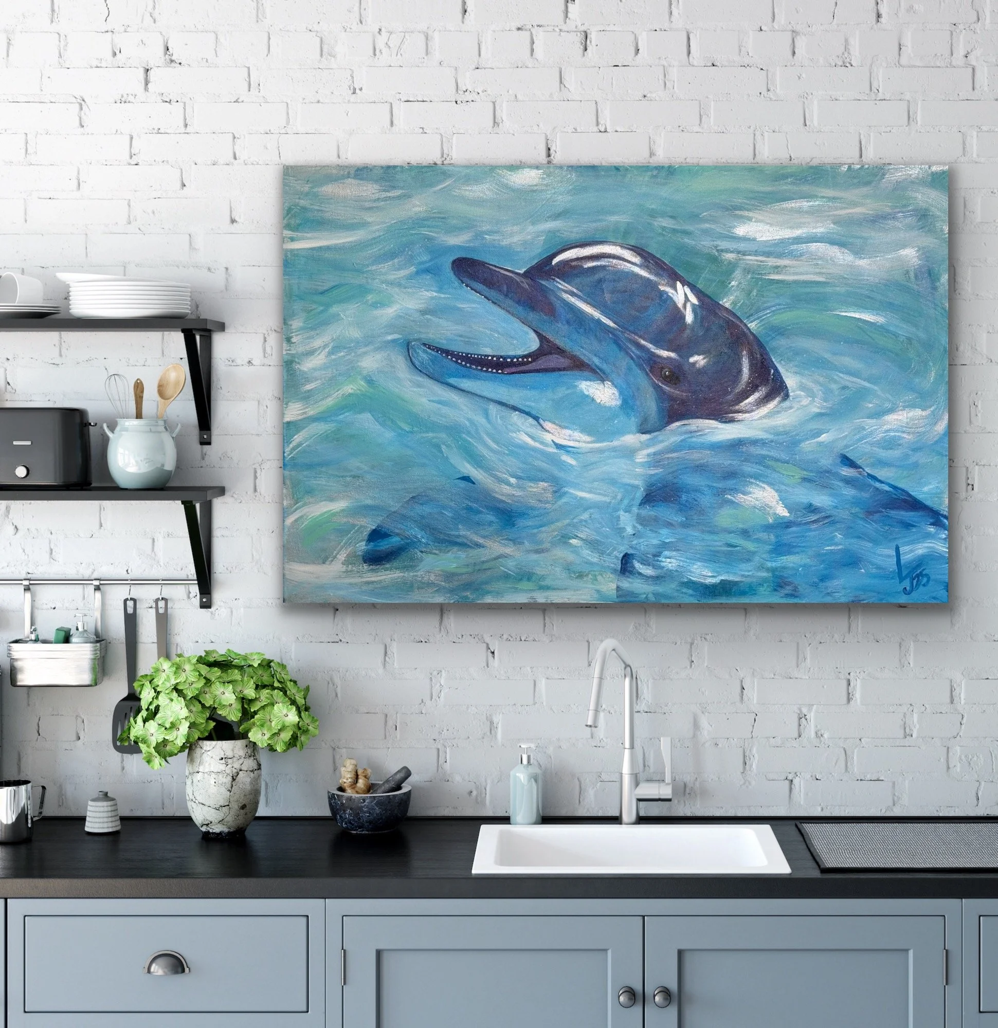 🎨 “Micah the Dolphin” 🐬