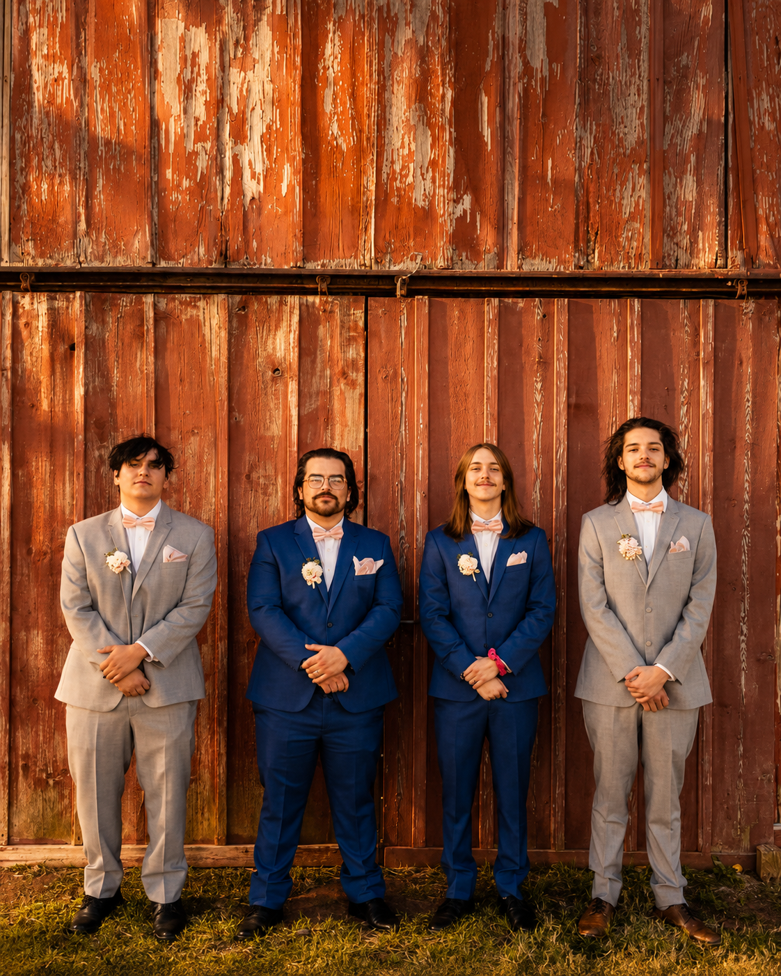 Wedding party at Harn Homestead