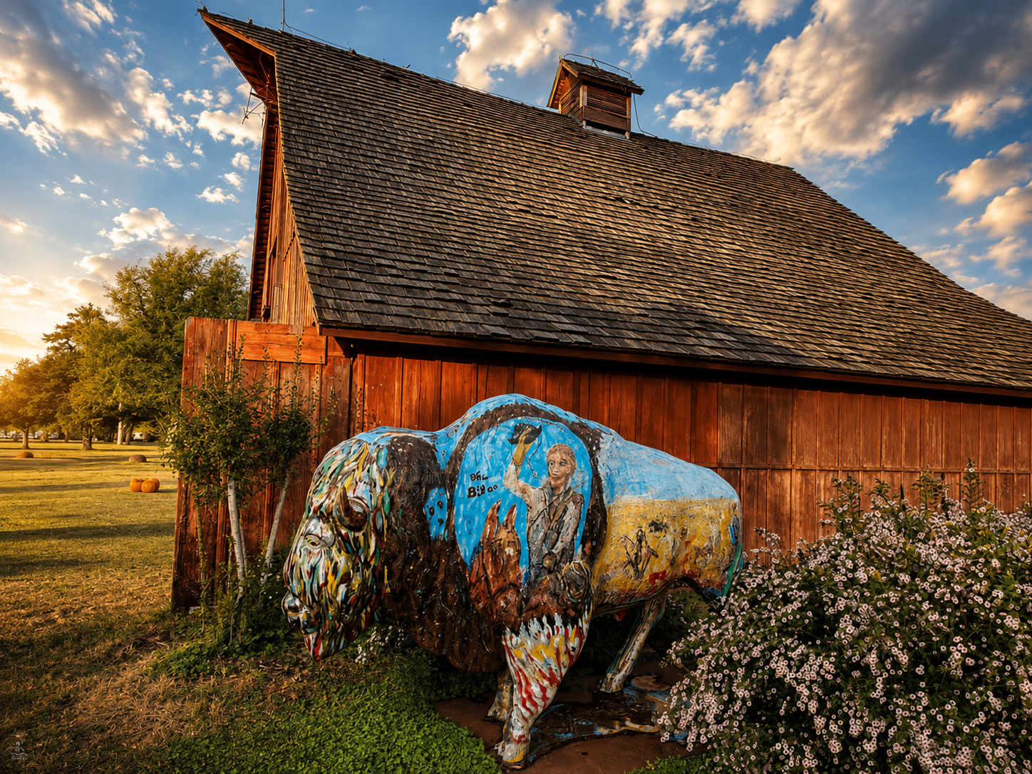 Historic barn at Harn Homestead