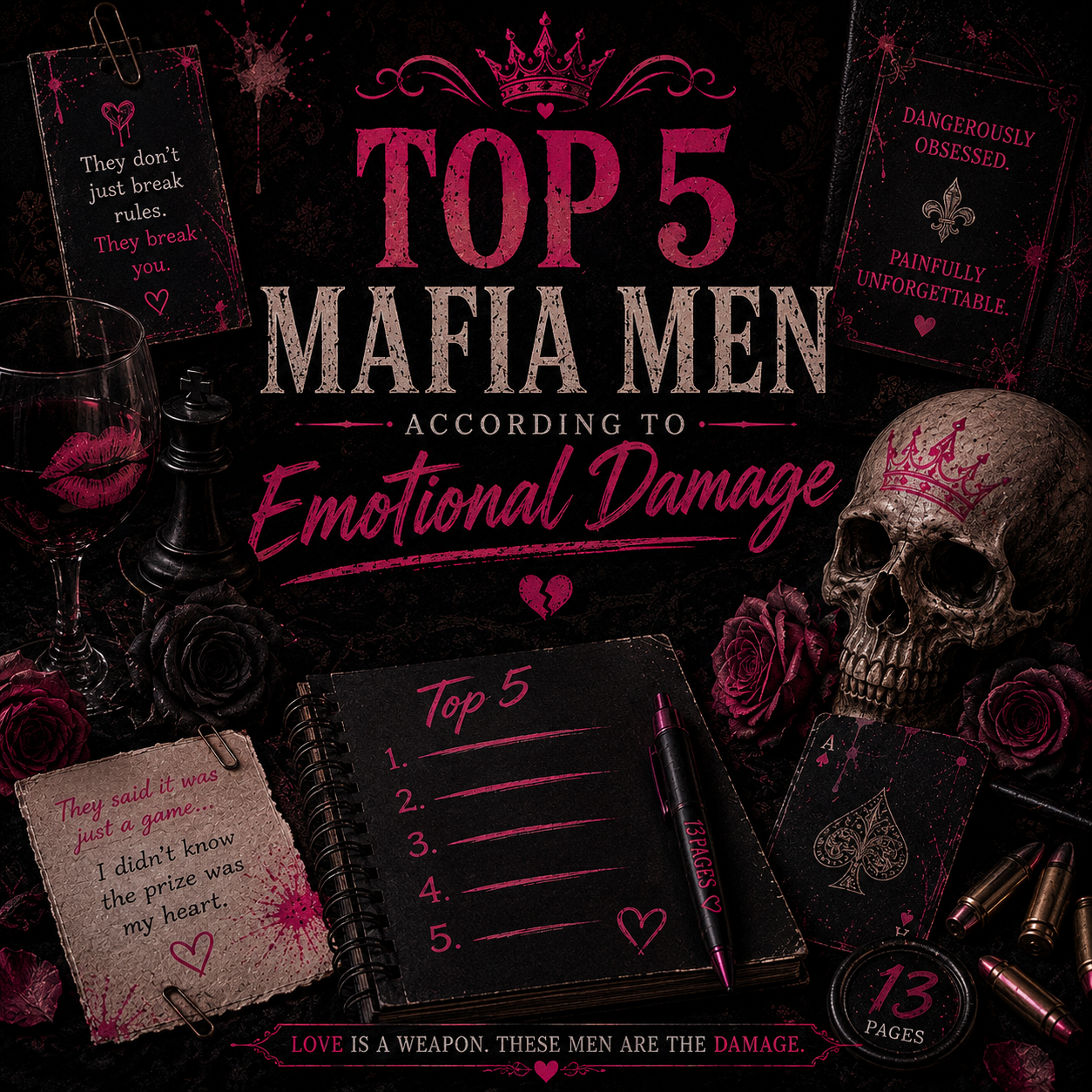 Top 5 Mafia Men Ranked by Emotional Damage According to 13Pages, Where Vibes Have Jurisdiction
