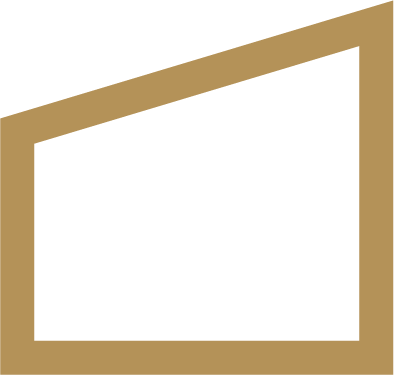 Un quadro vuoto con una cornice dorata.