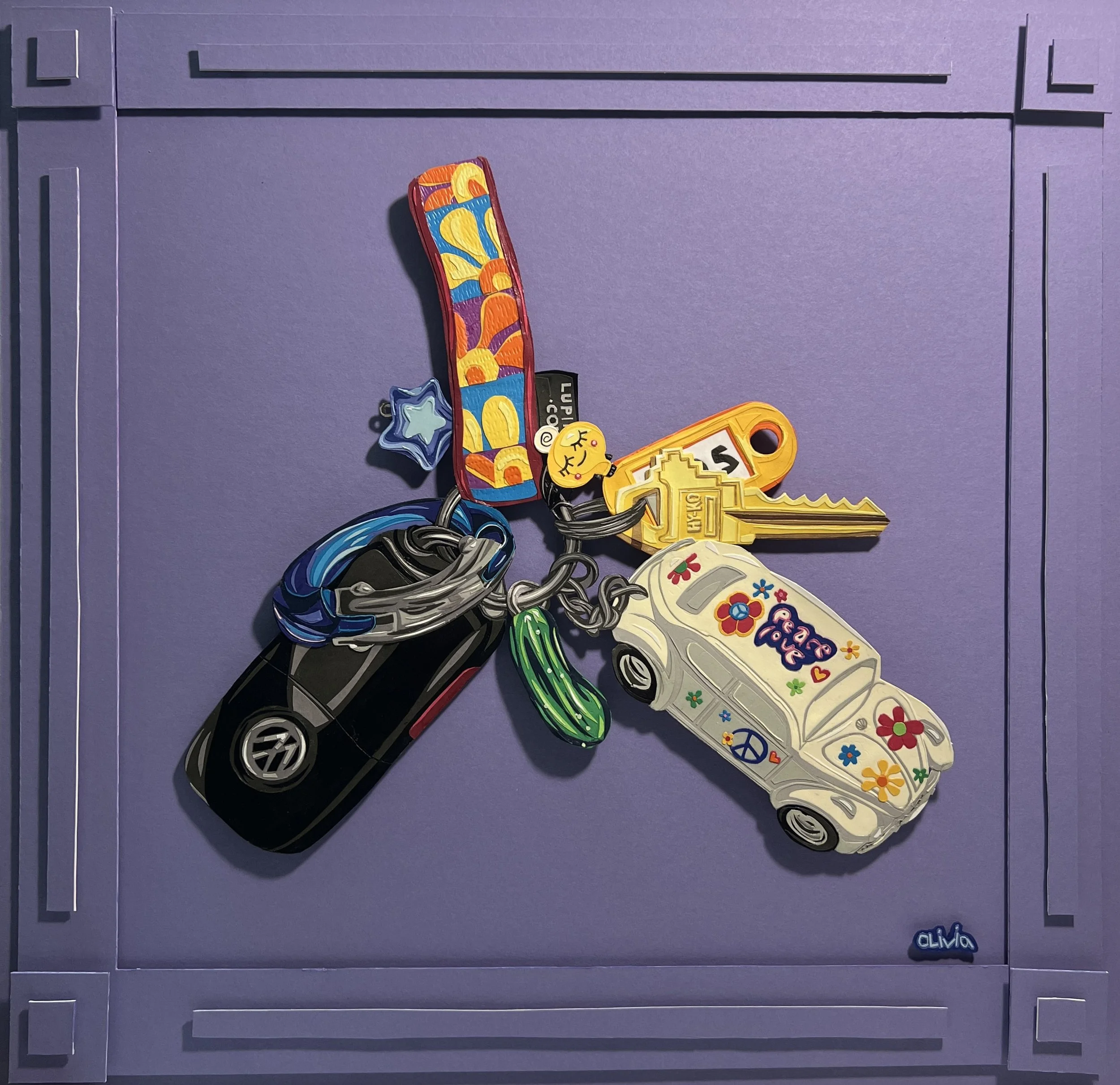 Cut Paper Keys