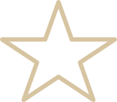 Eine einfache goldene Stern-Skizze auf transparentem Hintergrund