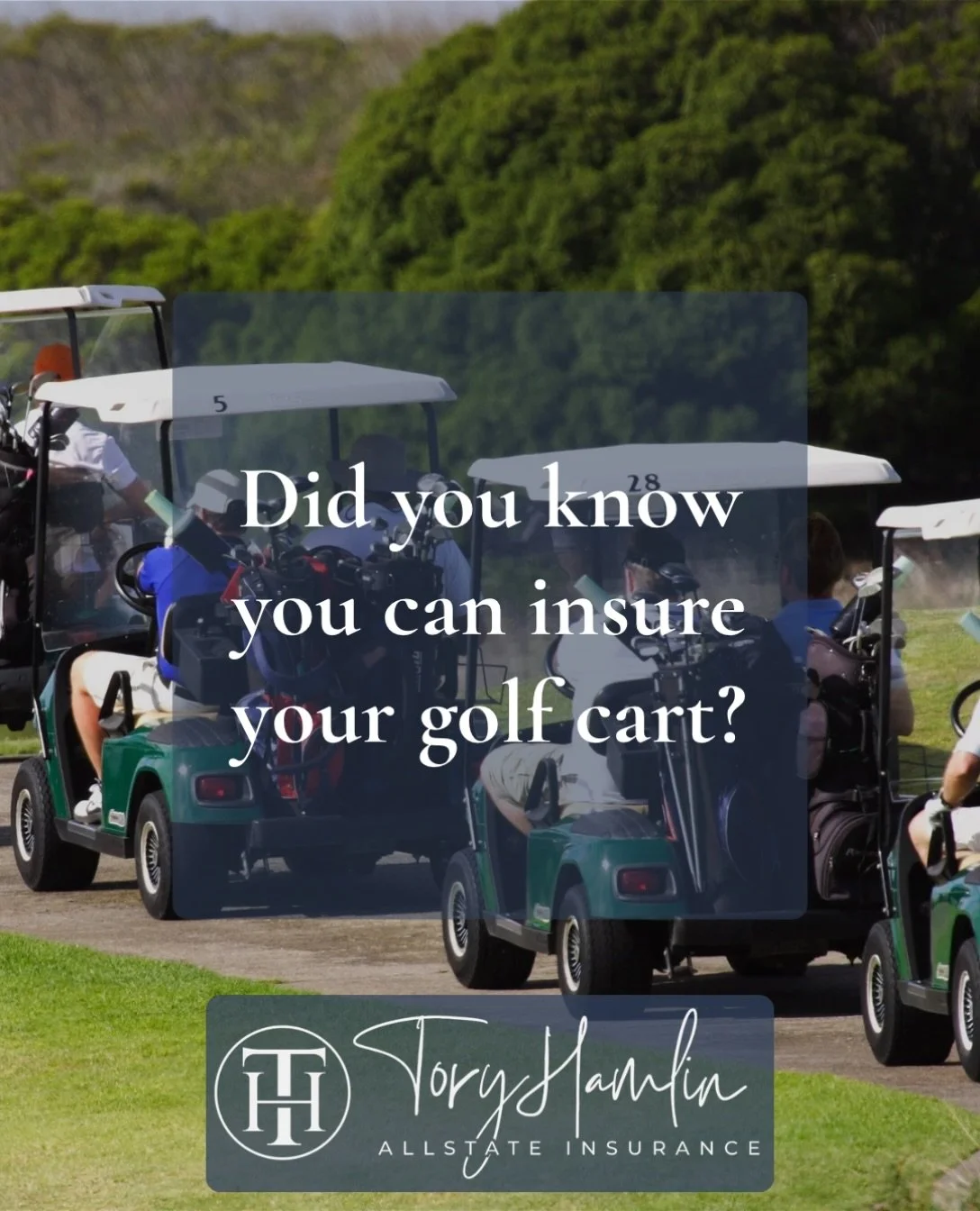 Protect your golf cart like it&rsquo;s part of the family. ⛳🚗

Whether you&rsquo;re cruising the neighborhood, heading to the course, or enjoying the campground, the right golf cart insurance can help protect you from unexpected accidents, damage, a