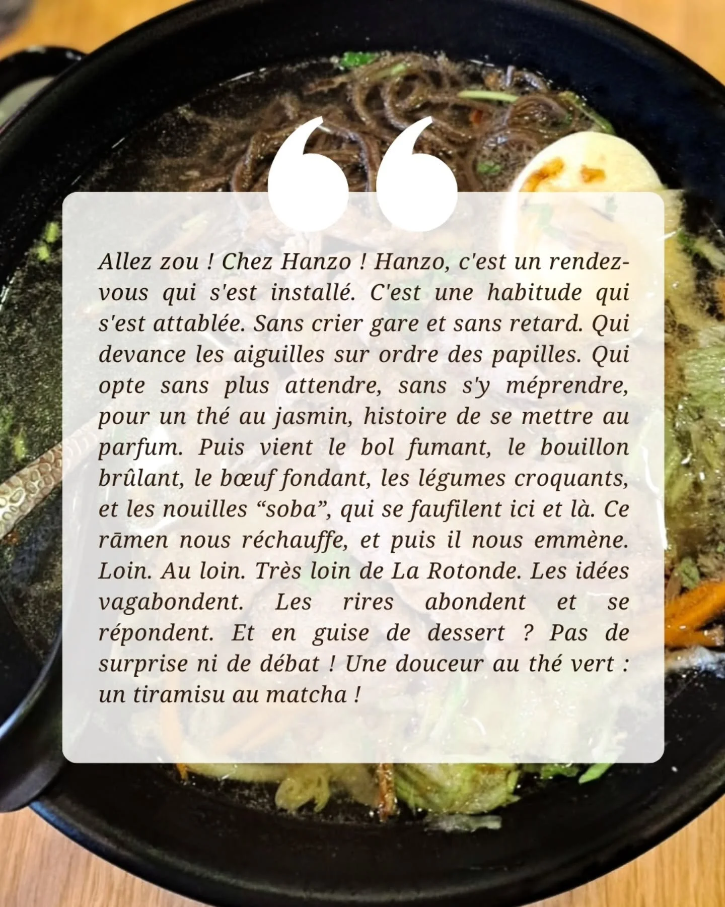Hanzo - 1 bd Victor Coq - Aix-en-Provence
@hanzo.aix
&Agrave; d&eacute;couvrir sans mod&eacute;ration !

#food #restaurant