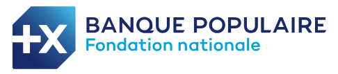 Logo de la Banque Populaire avec texte 'Banque Populaire Fondation nationale'