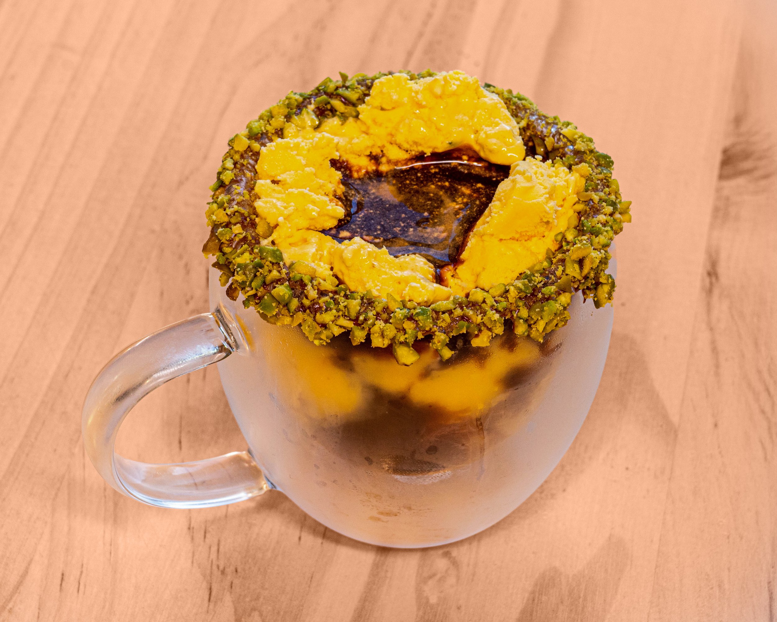 Saffron Pistachio Affogato
