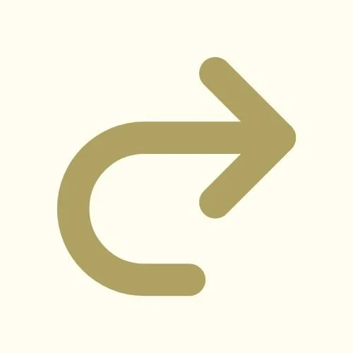Ein Pfeil, der nach rechts zeigt, in einem minimalistischen Design.