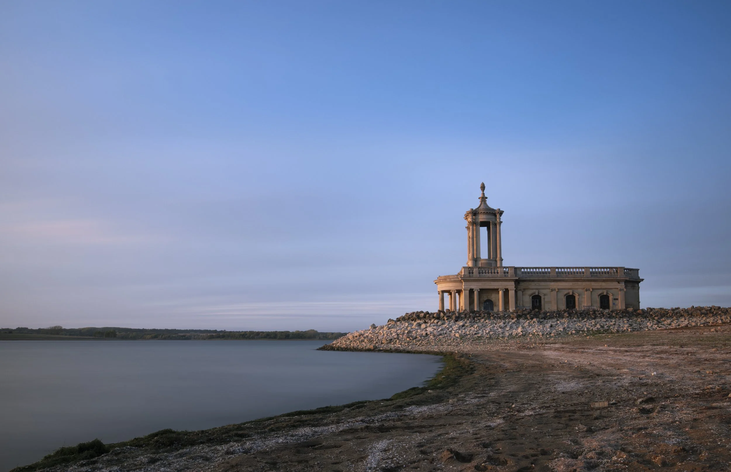 Normanton church during the drought of 2026