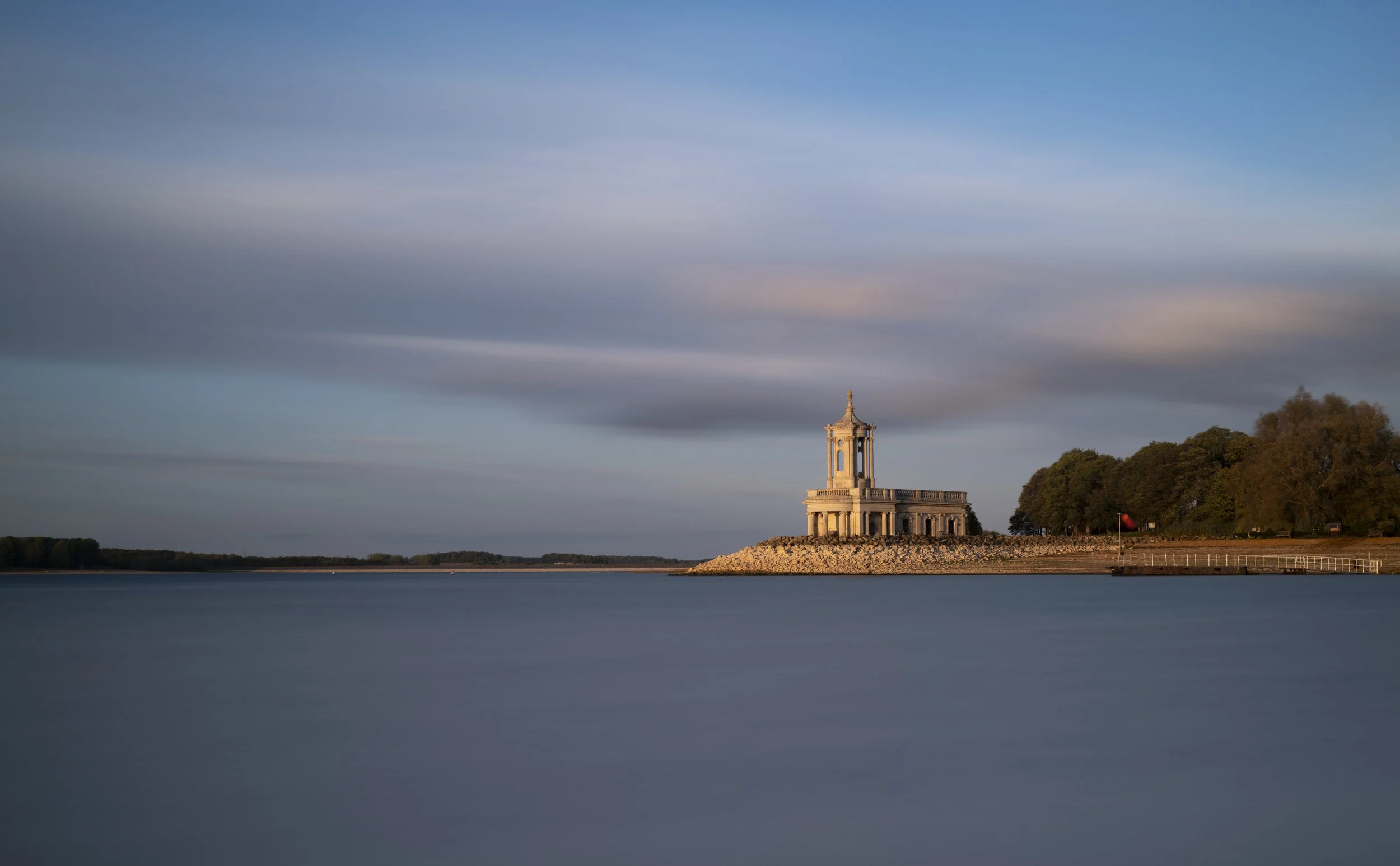 Normanton church at sunset
