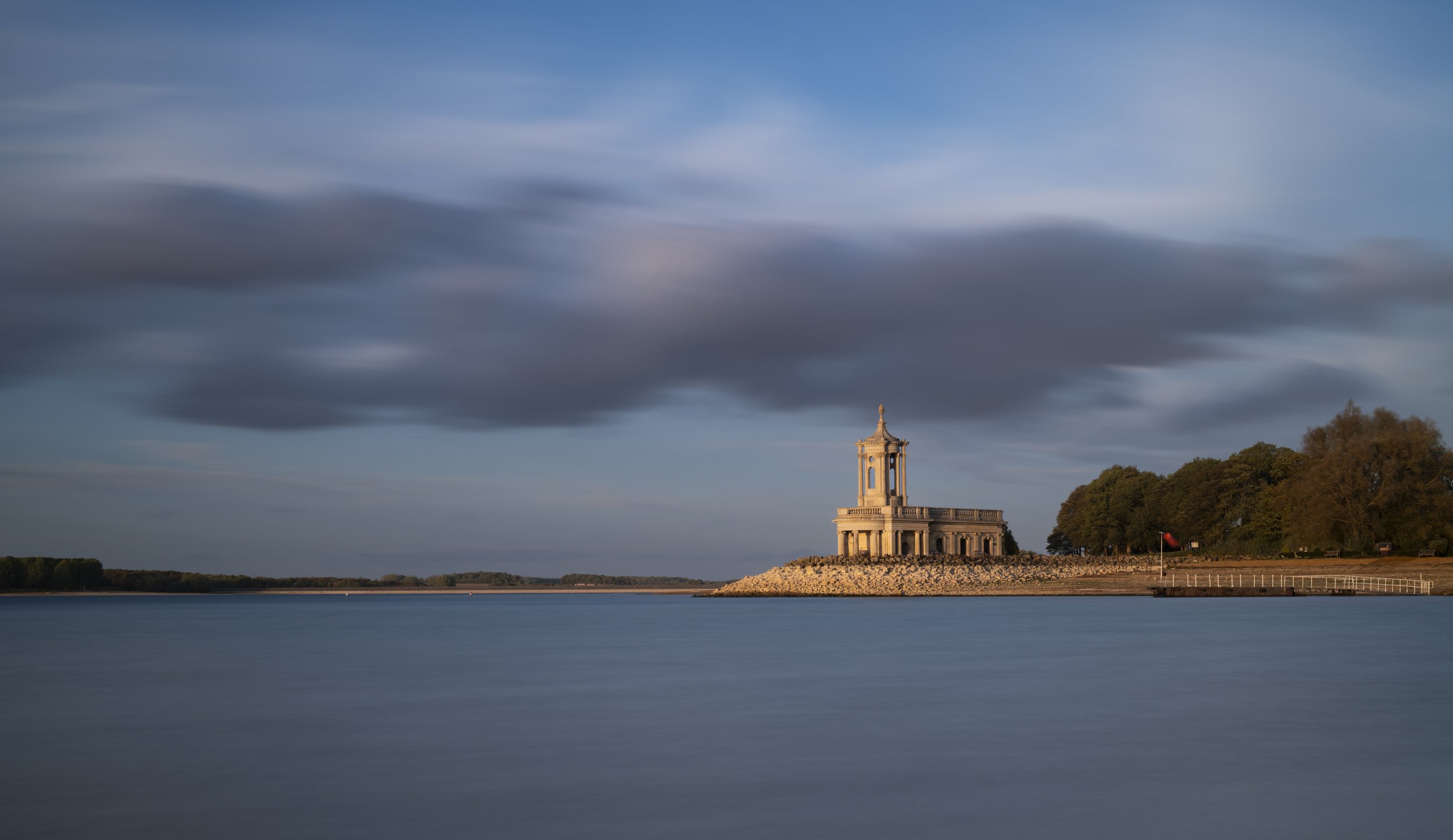 Normanton church at sunset