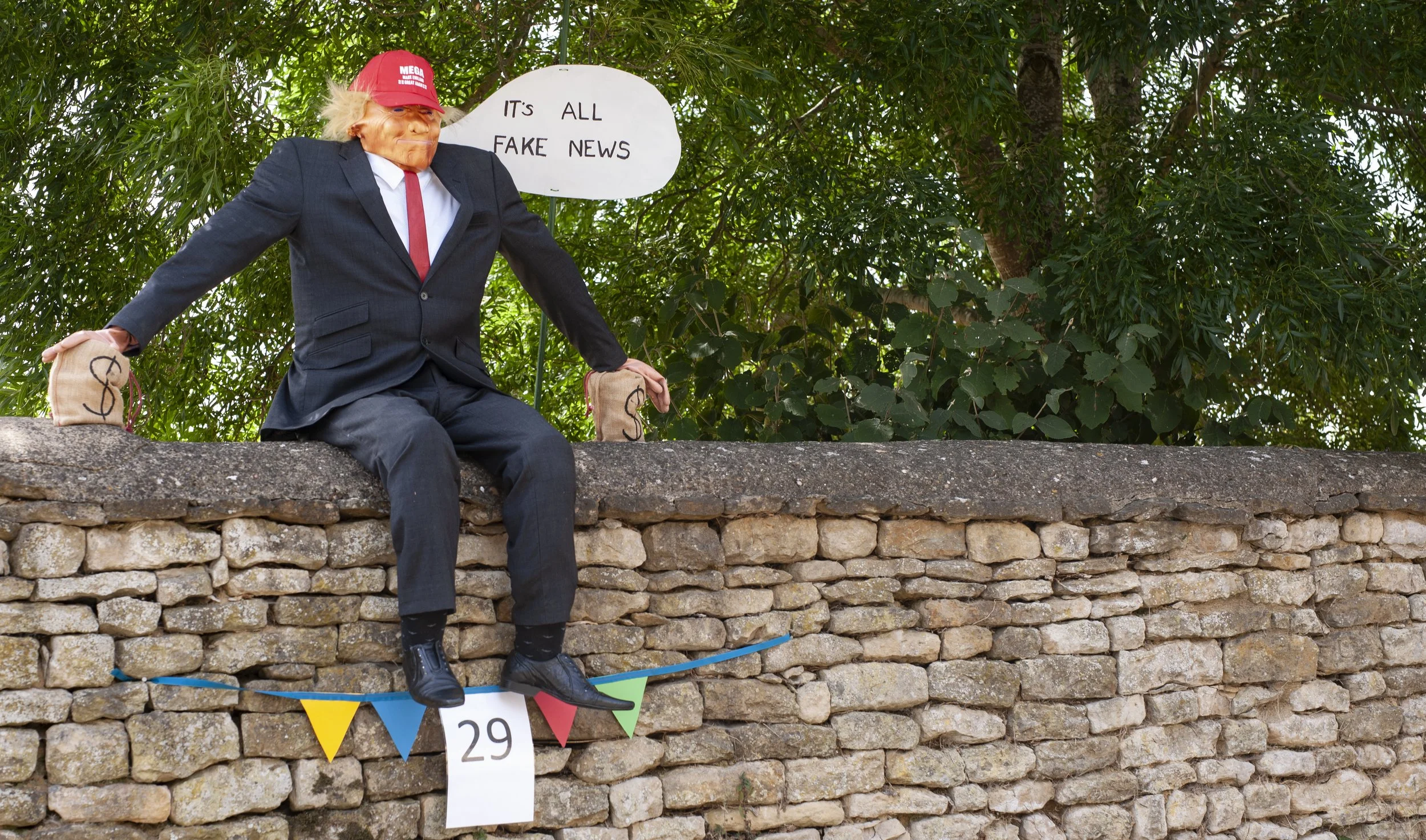 Seaton Scarecrows - Donald Trump
