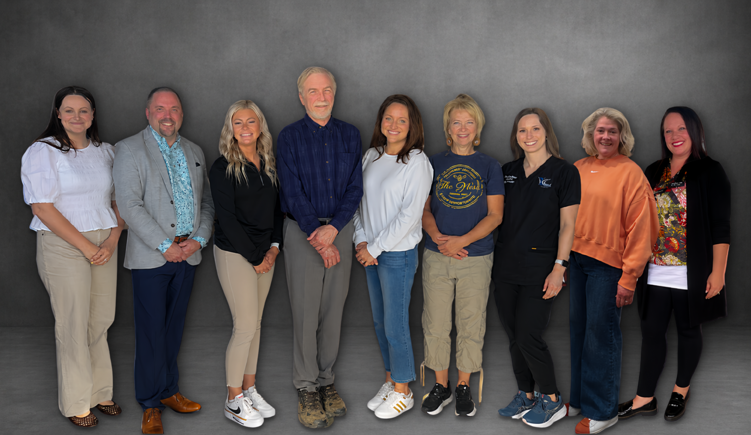 Willard Area Chamber of Commerce Board of Directors standing together and smiling for a group portrait
