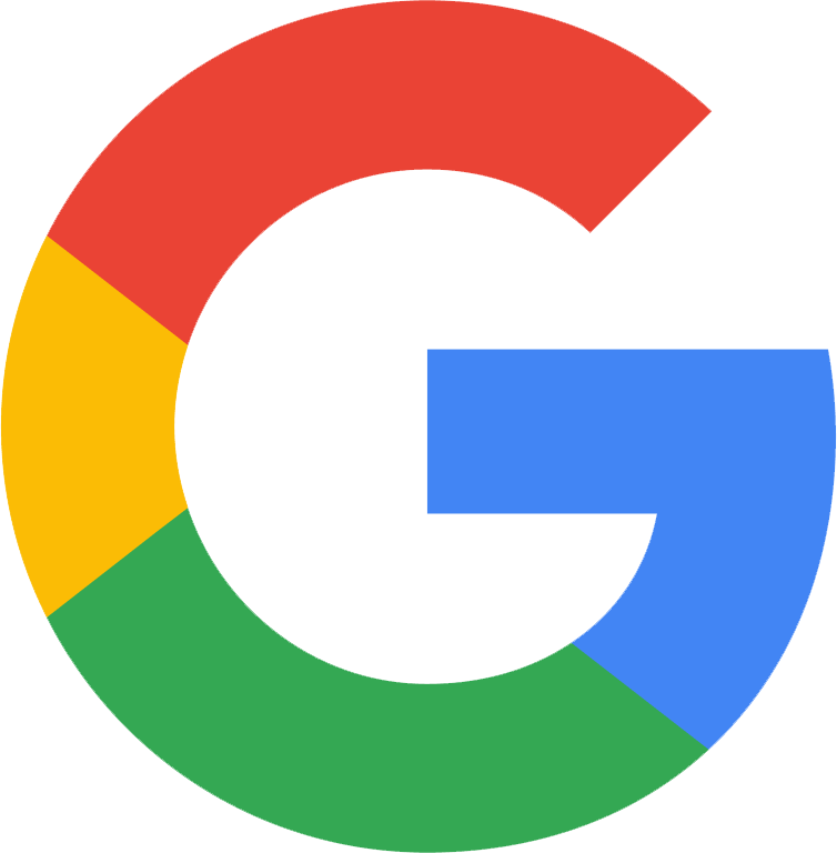 Logo de Google con colores verde, amarillo, rojo y azul.