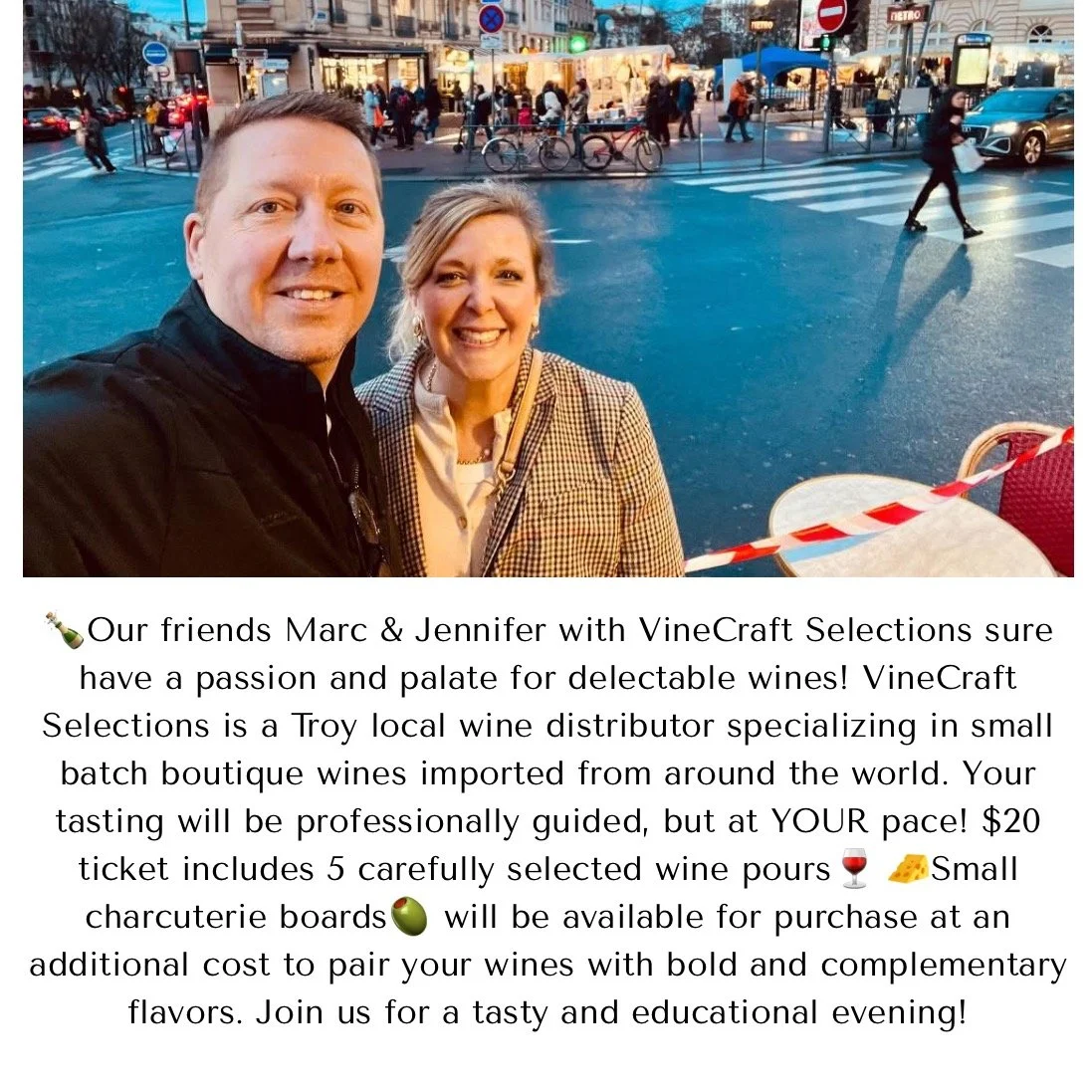 Wine Tasting, Wednesday, 25 March, $20! 🥂🍷🍾Food specials! Tix Available through https://craftedncured.com