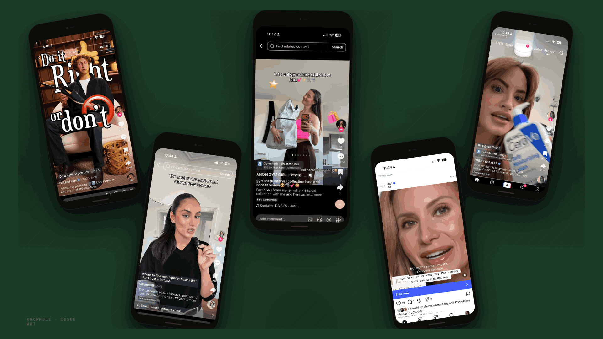 Five brands influencer marketing